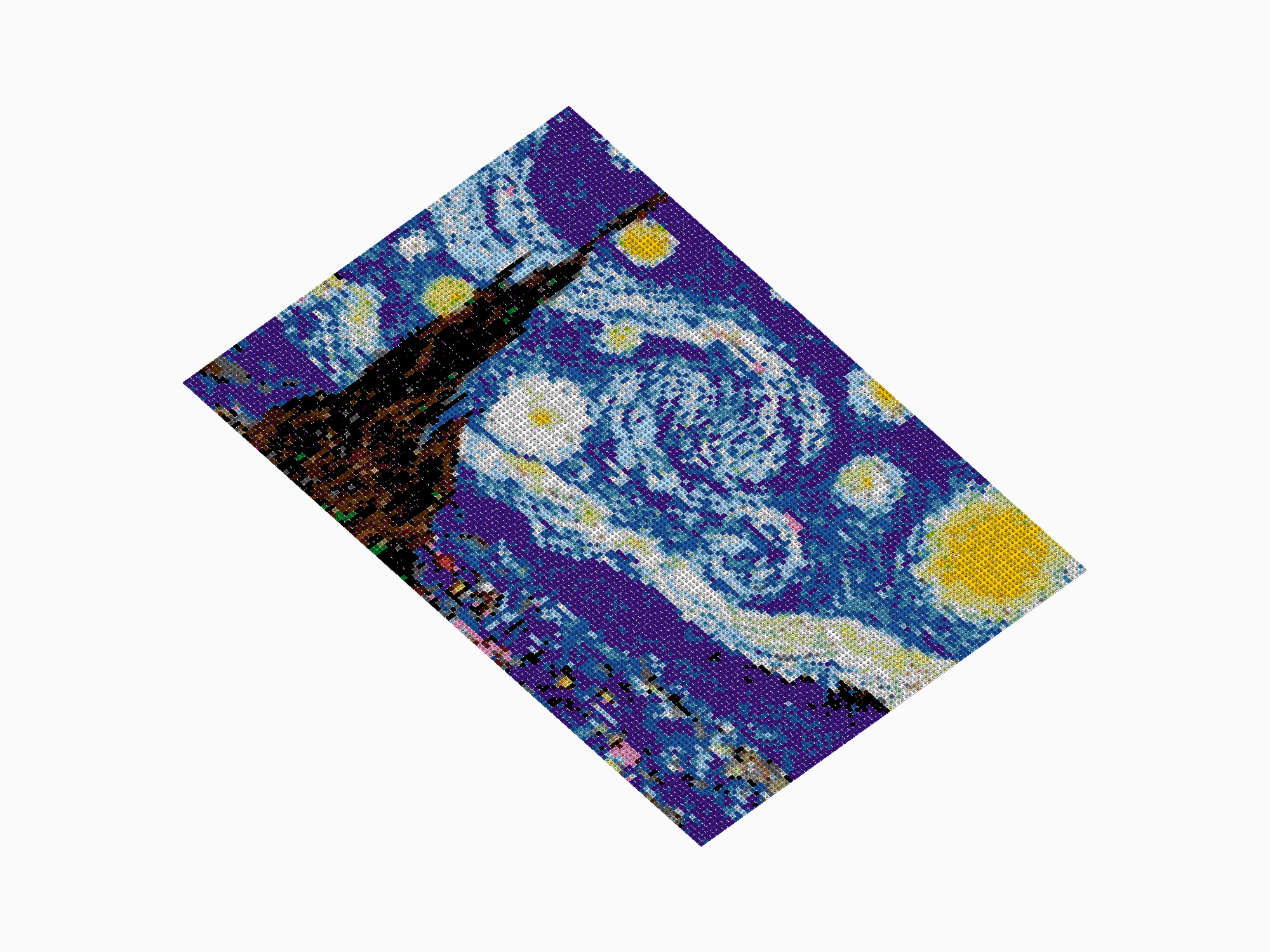 Custom Brick Mosaic