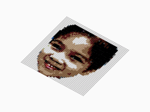 Custom Brick Mosaic