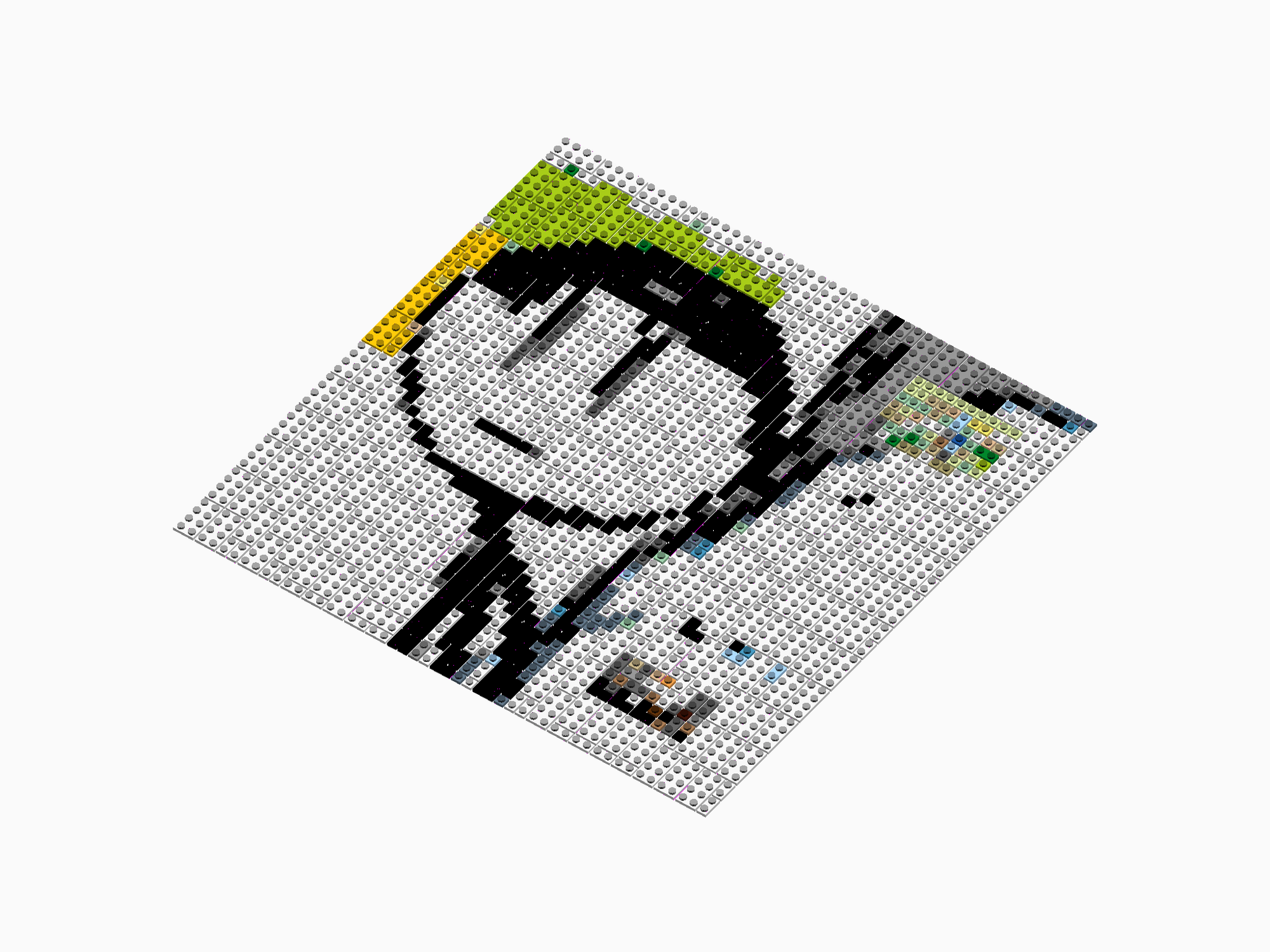 Custom Brick Mosaic