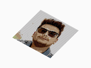 Custom Brick Mosaic