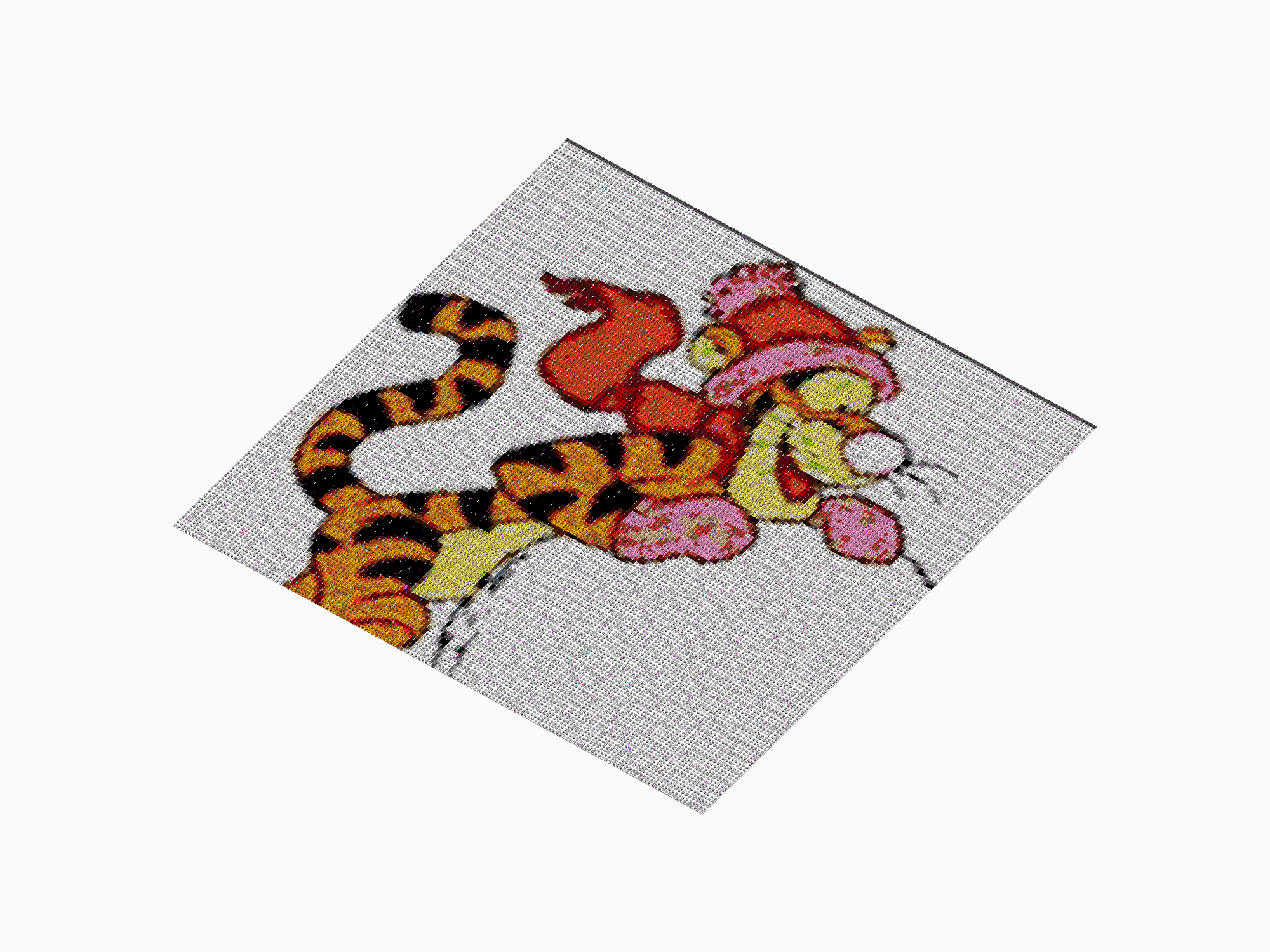 Custom Brick Mosaic