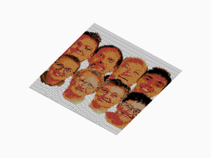 Custom Brick Mosaic