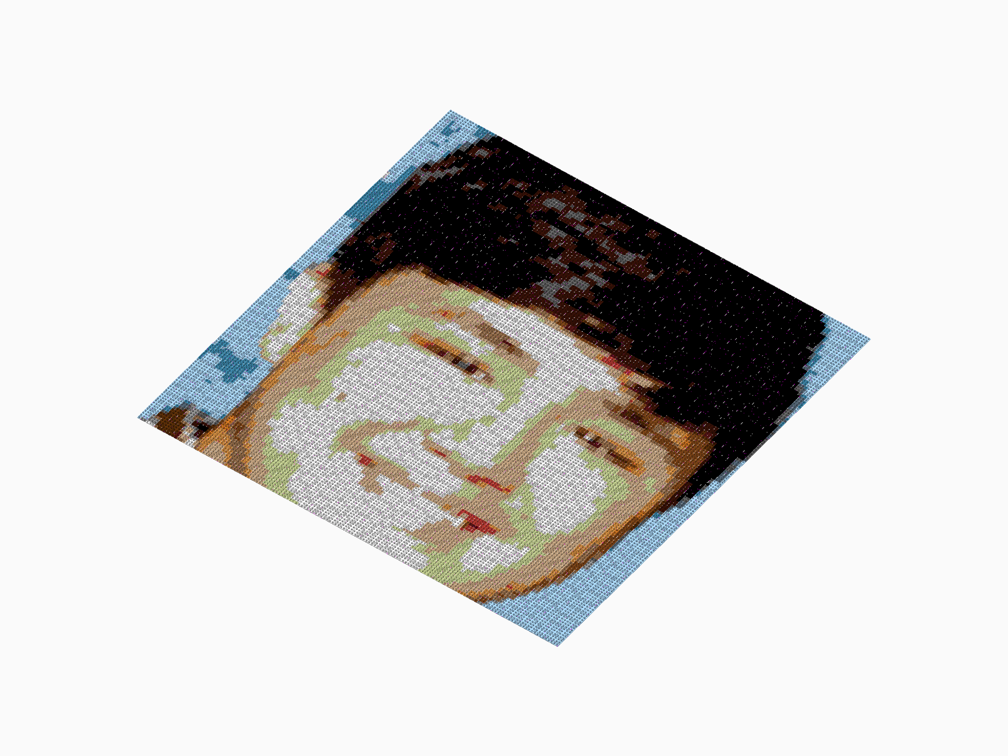 Custom Brick Mosaic