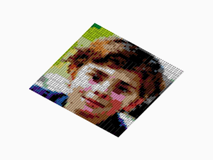 Custom Brick Mosaic