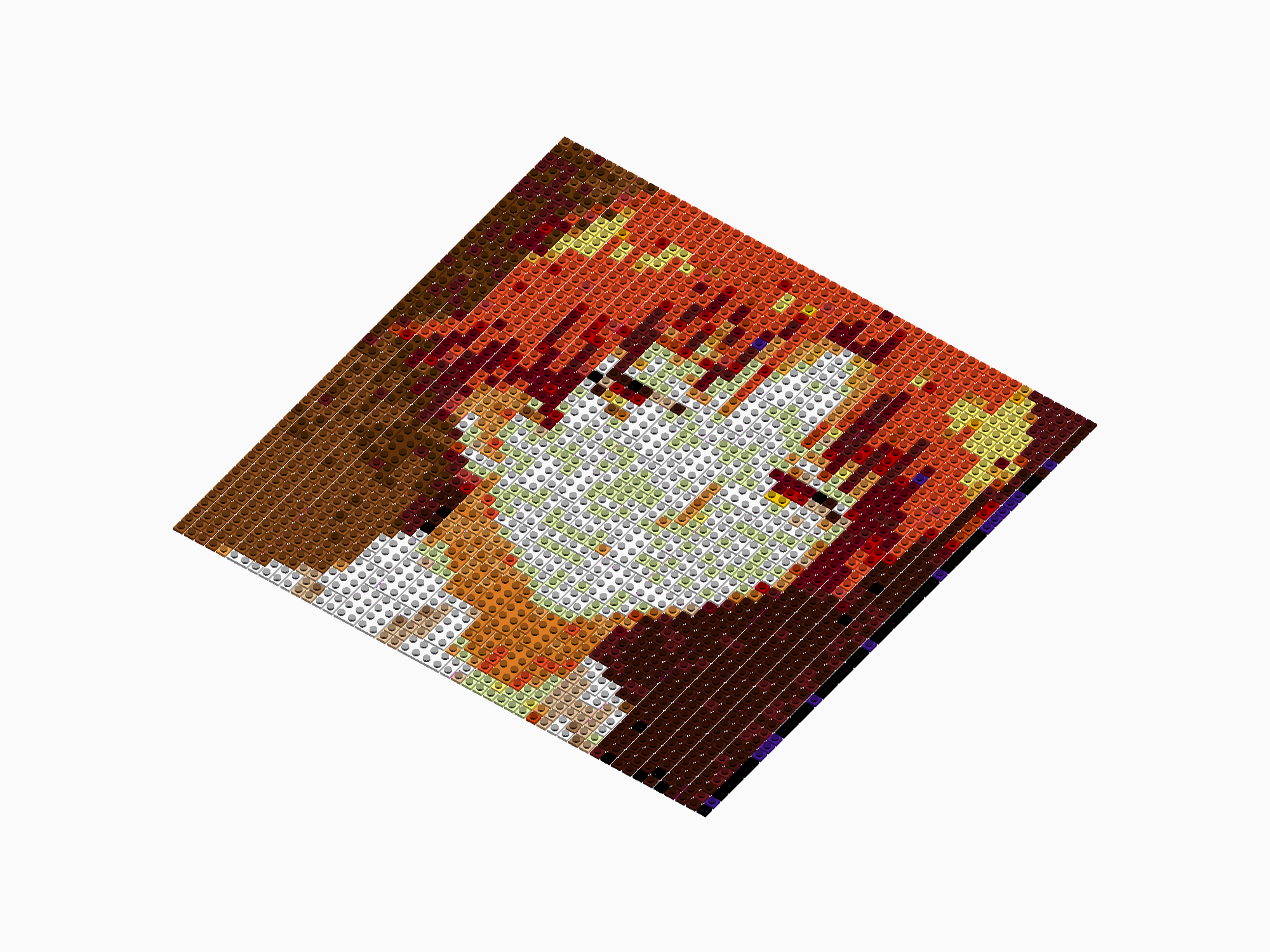 Custom Brick Mosaic