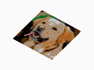 Custom Brick Mosaic