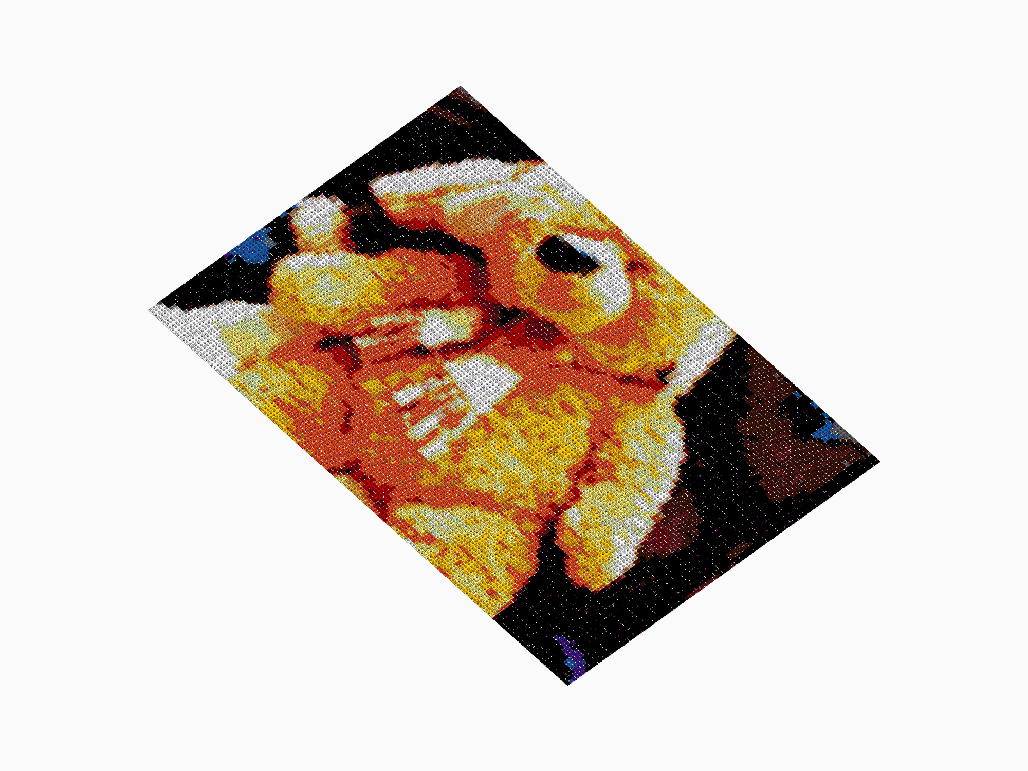 Custom Brick Mosaic