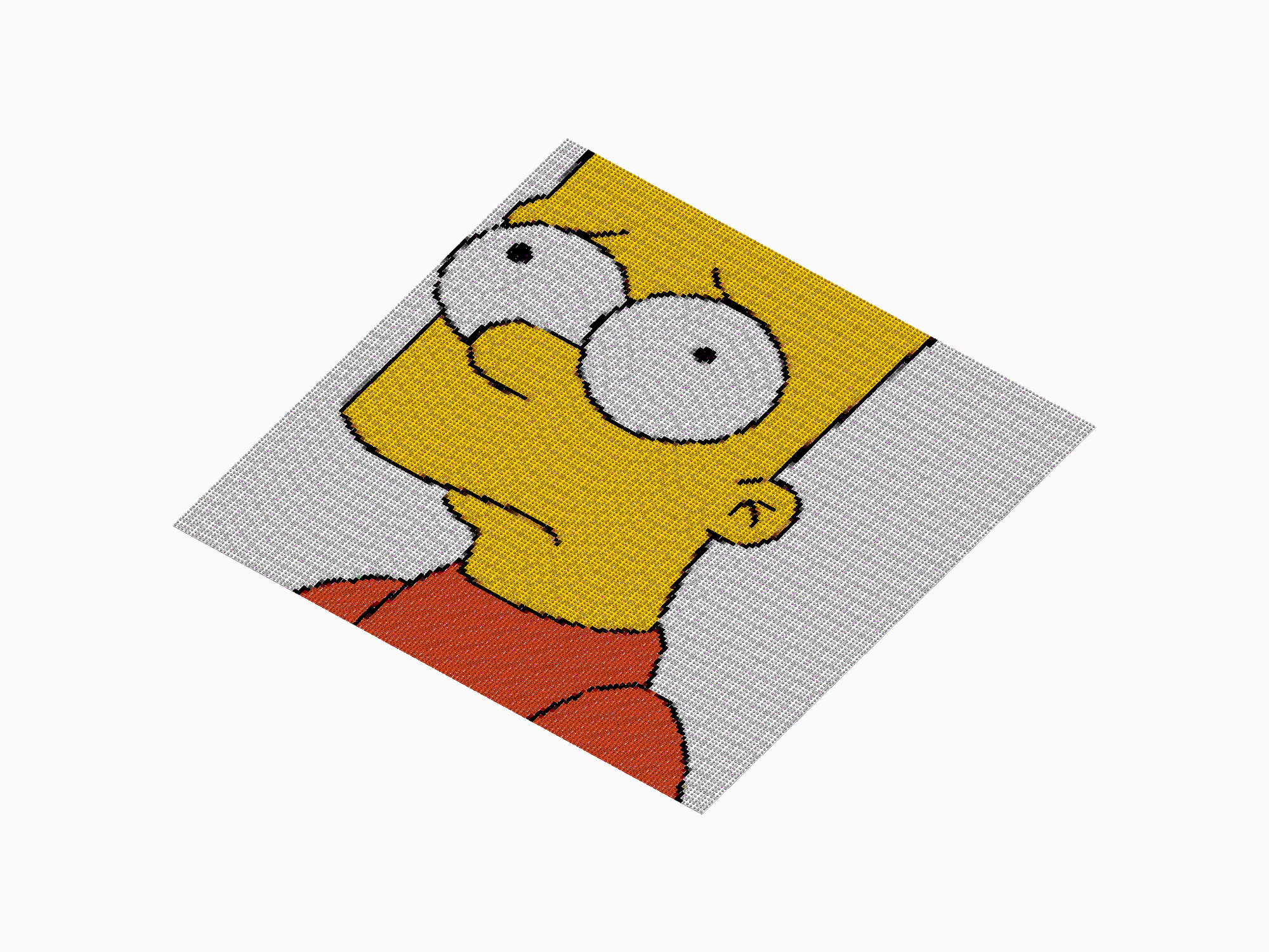 Custom Brick Mosaic