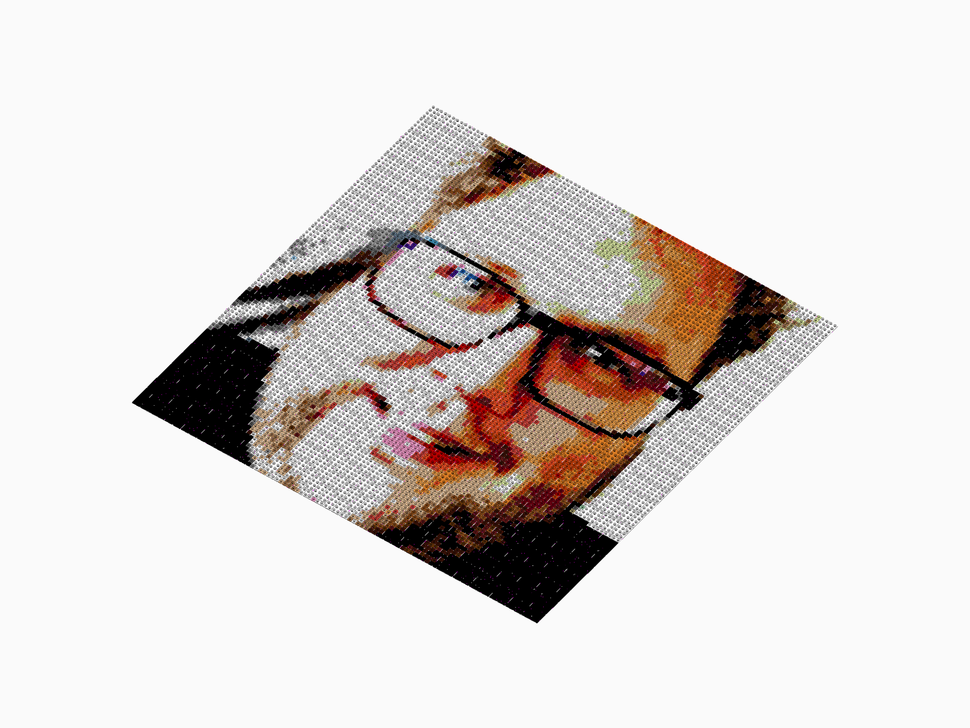 Custom Brick Mosaic