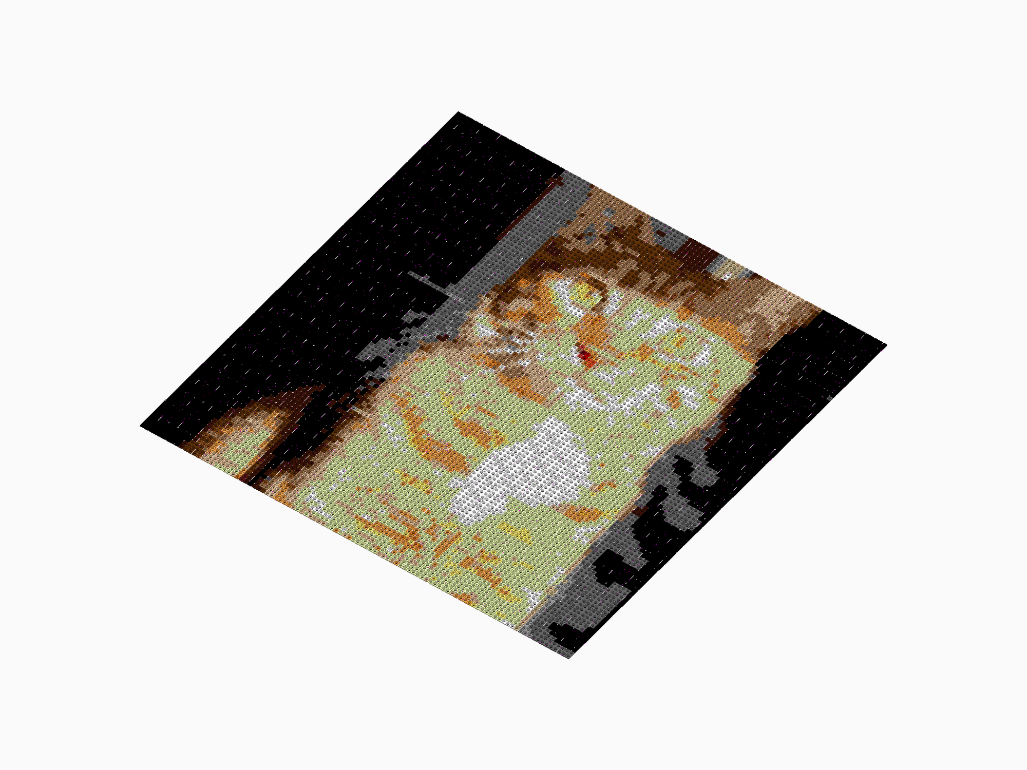 Custom Brick Mosaic