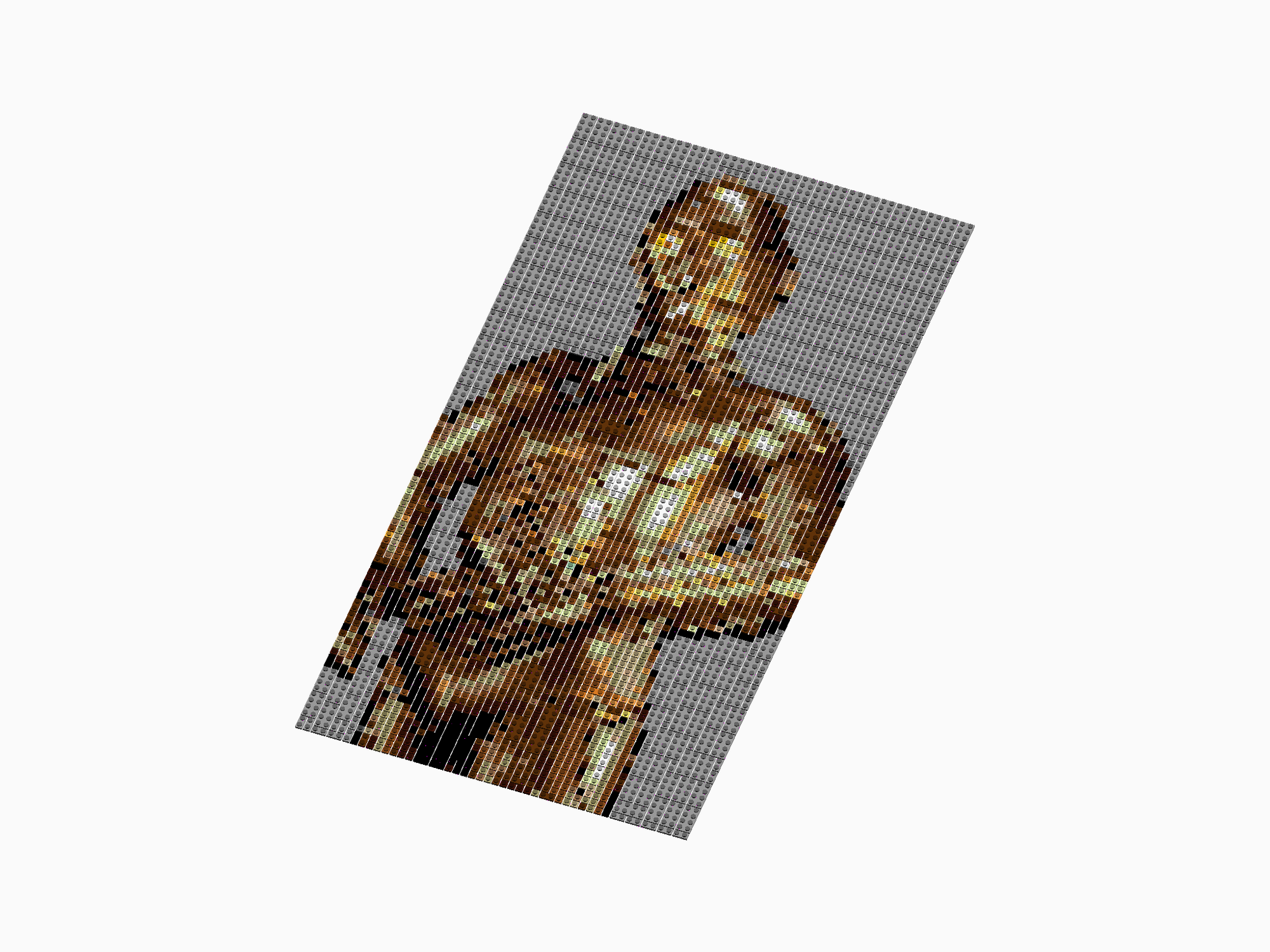 Custom Brick Mosaic
