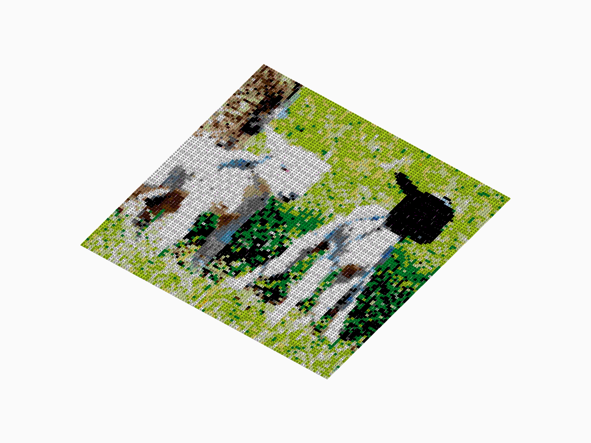 Custom Brick Mosaic