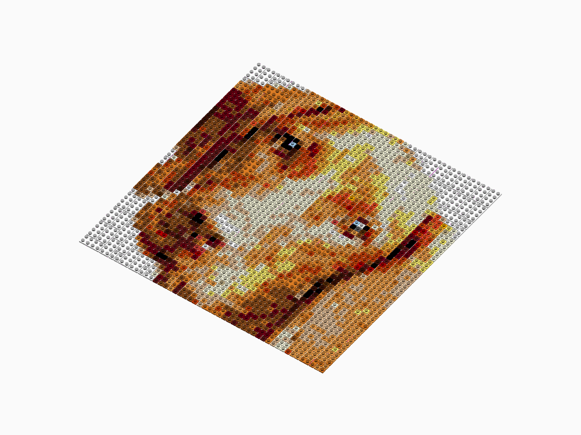 Custom Brick Mosaic