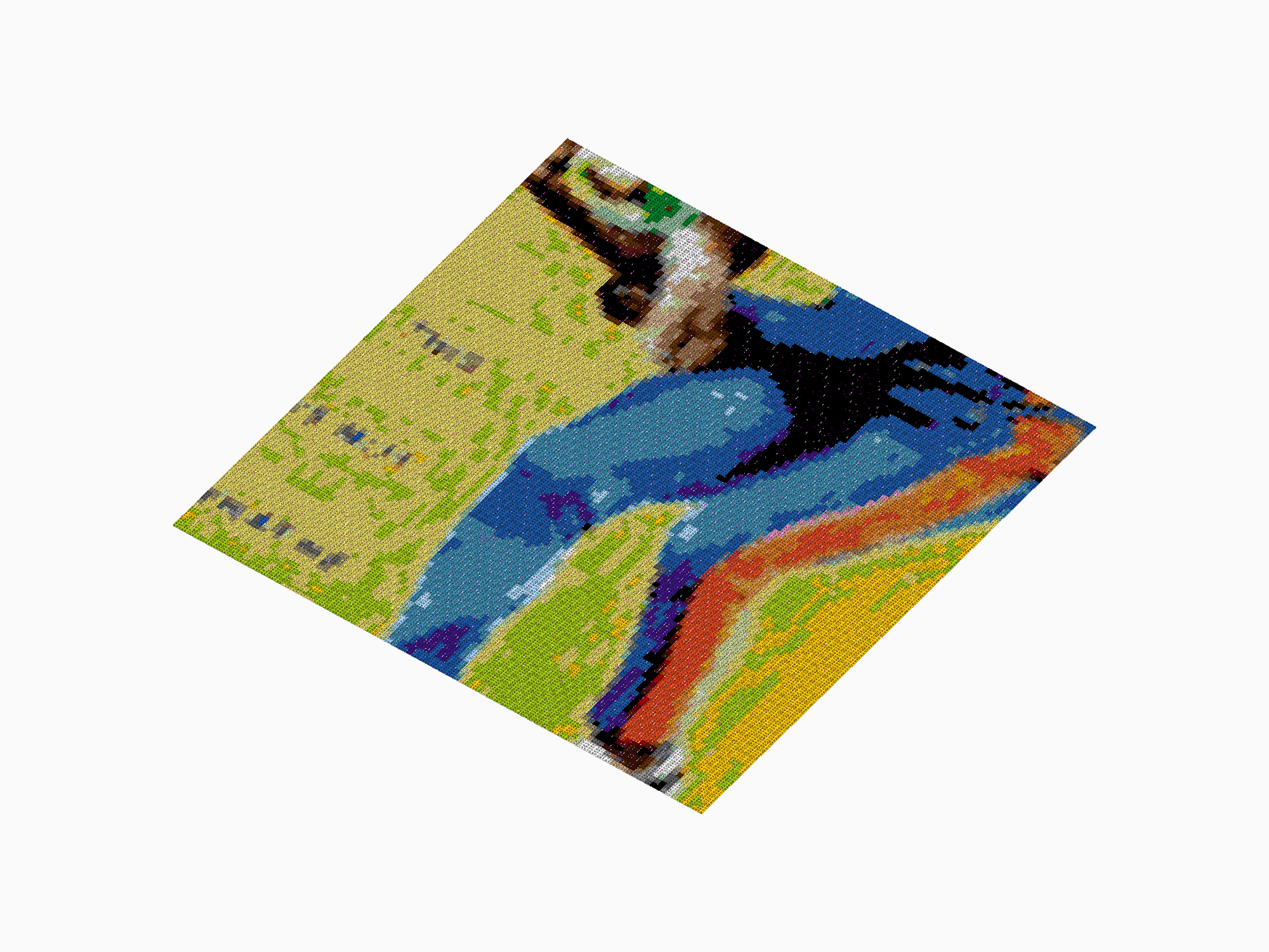 Custom Brick Mosaic