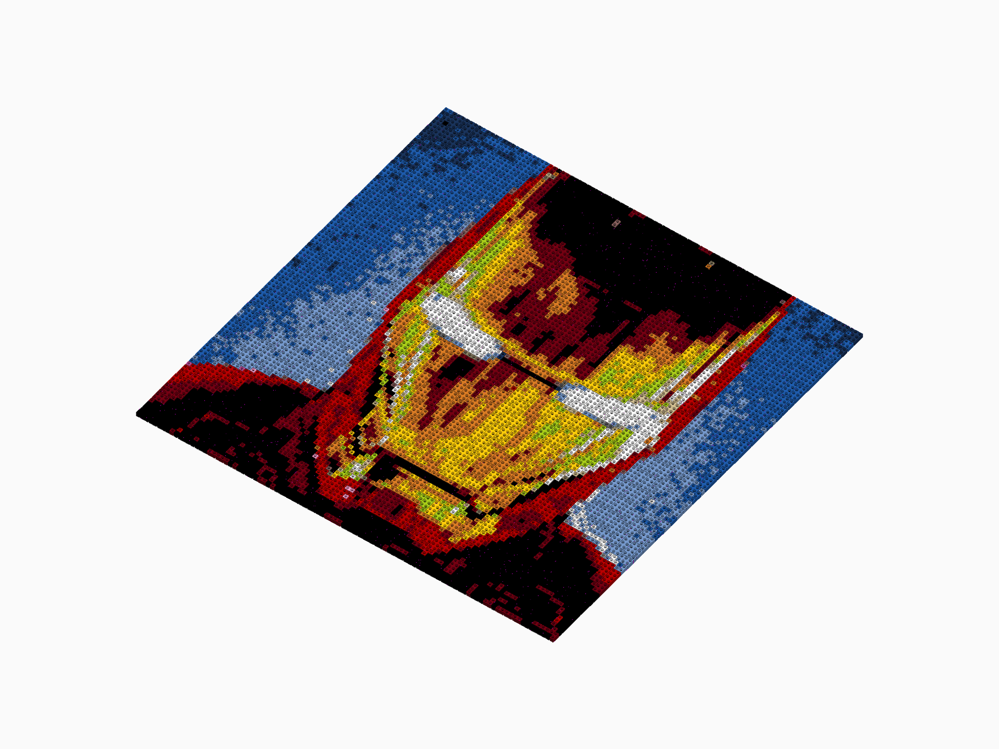 Custom Brick Mosaic