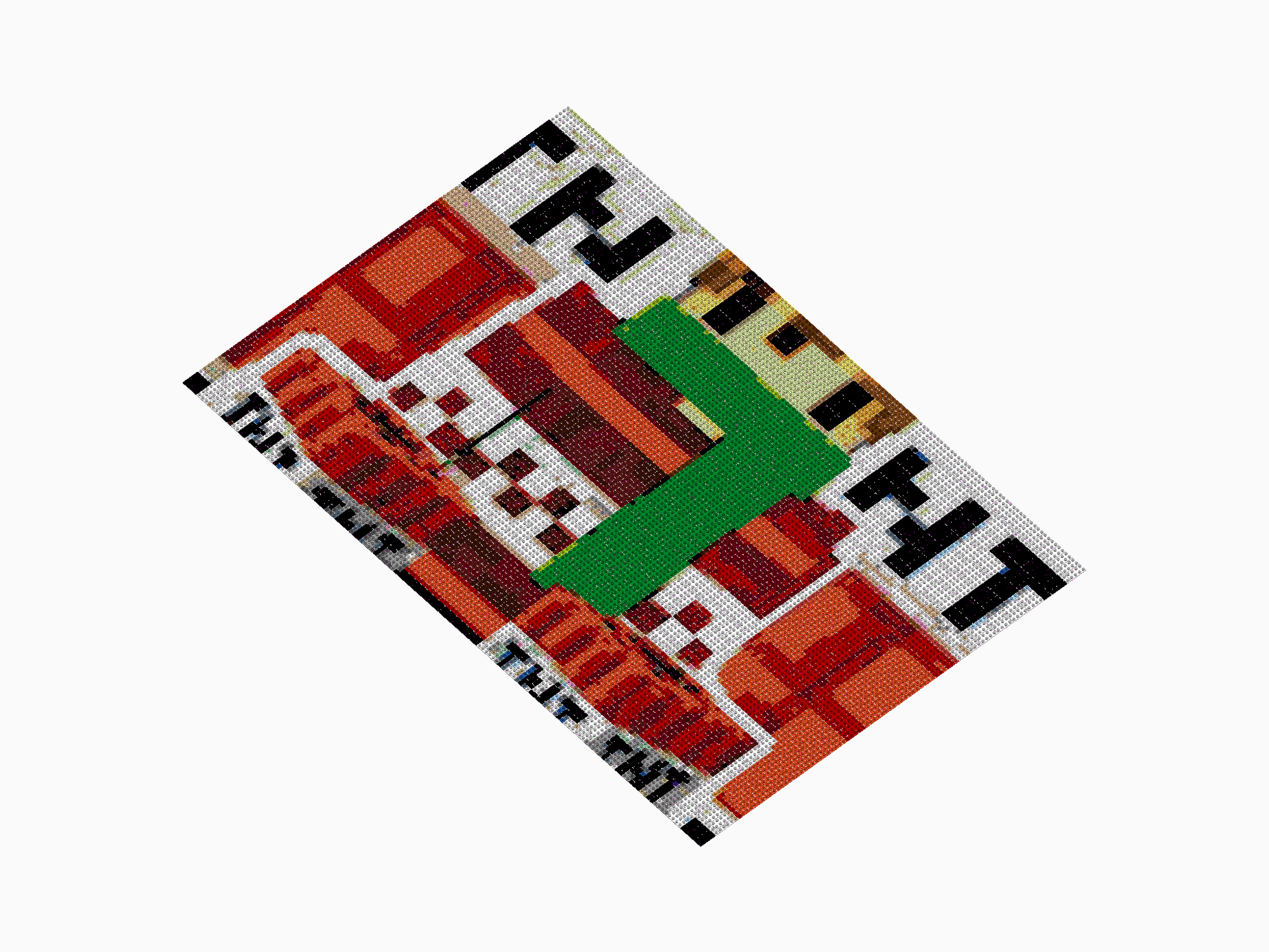 Custom Brick Mosaic
