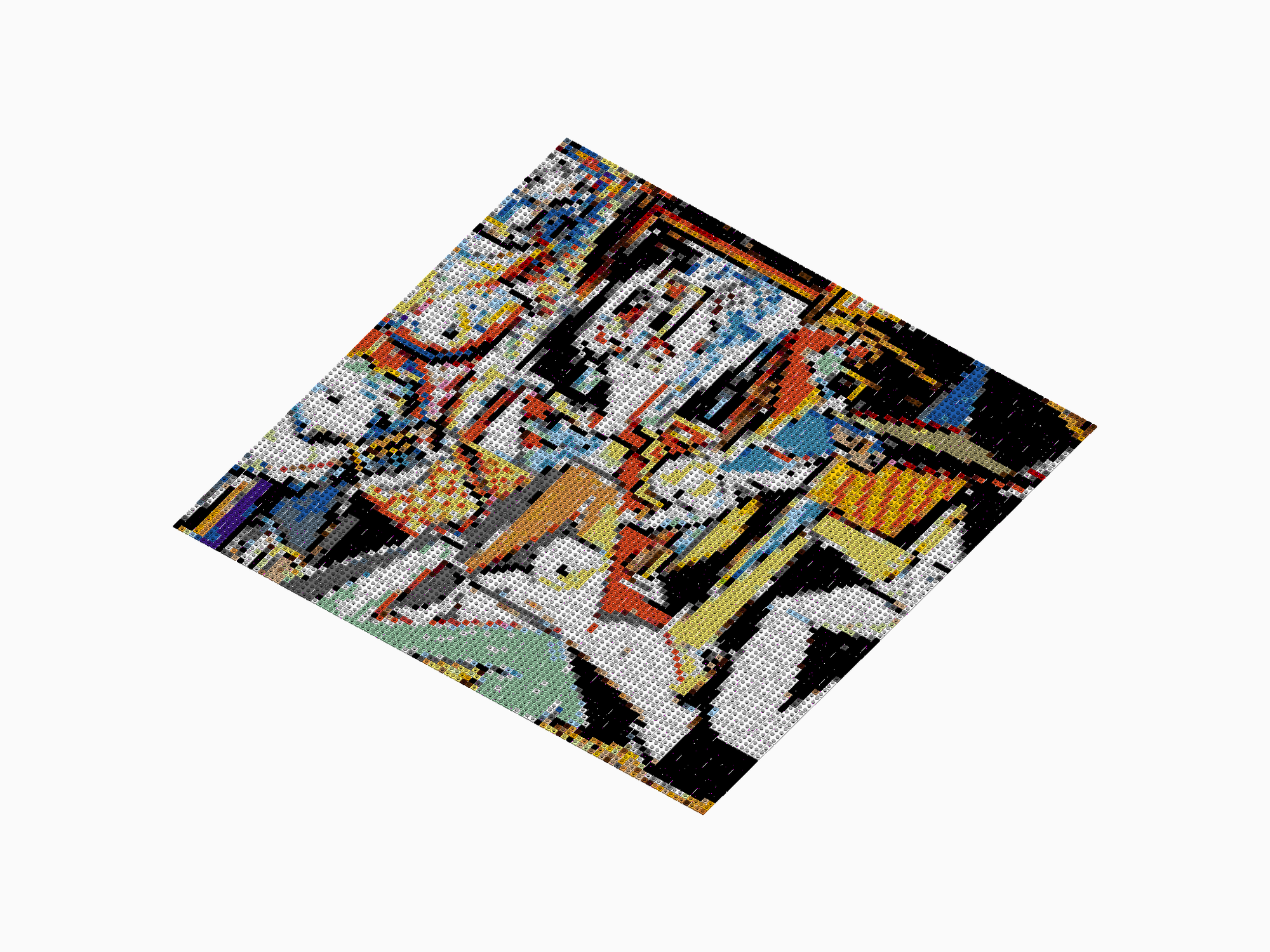 Custom Brick Mosaic