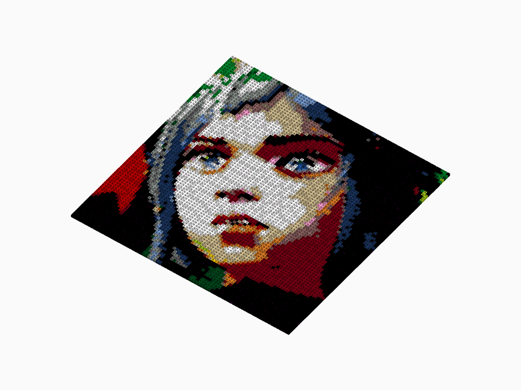 Custom Brick Mosaic