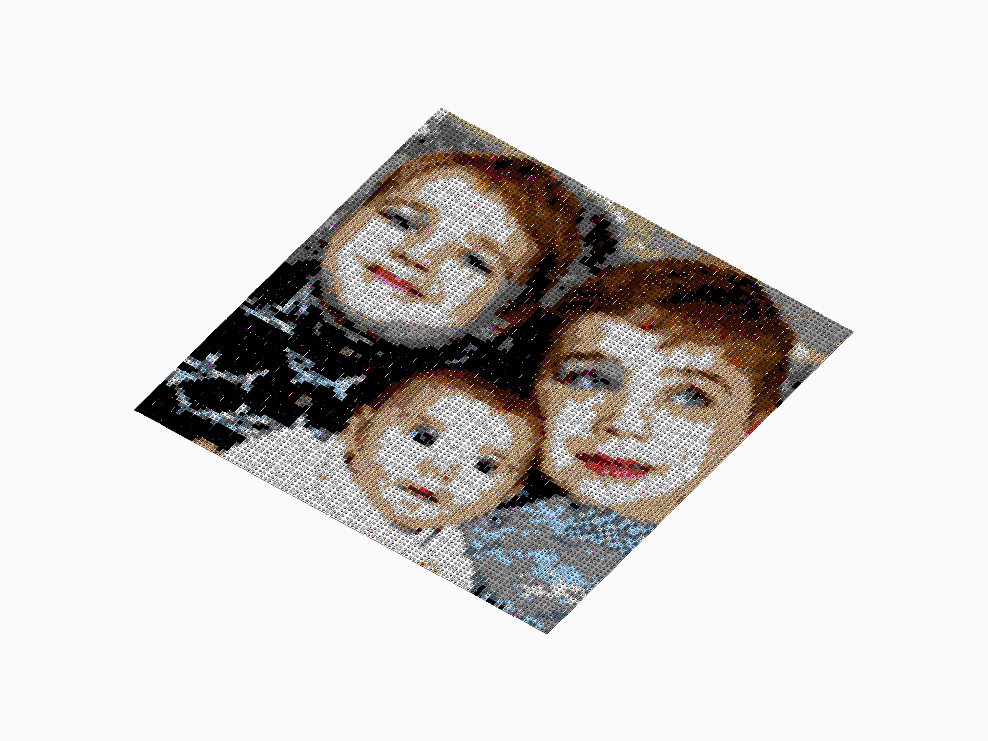 Custom Brick Mosaic