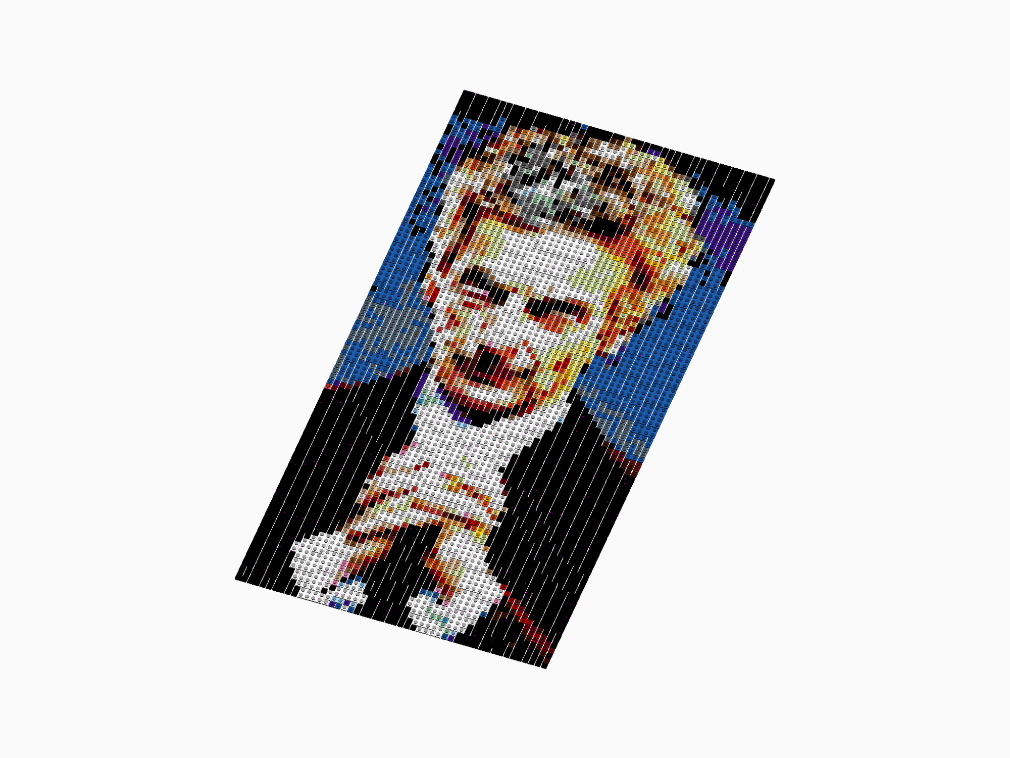 Custom Brick Mosaic