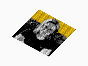 Custom Brick Mosaic