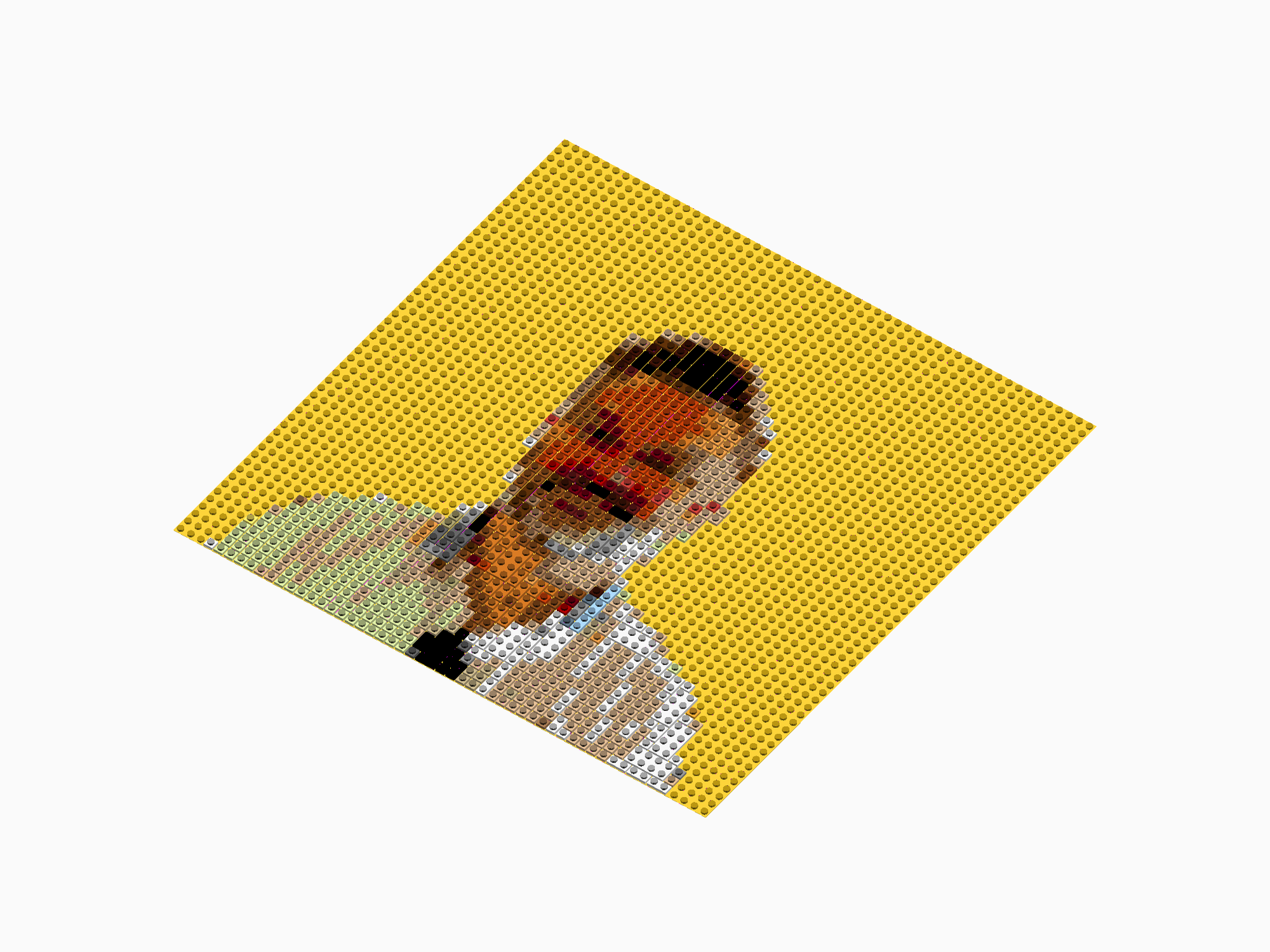 Custom Brick Mosaic