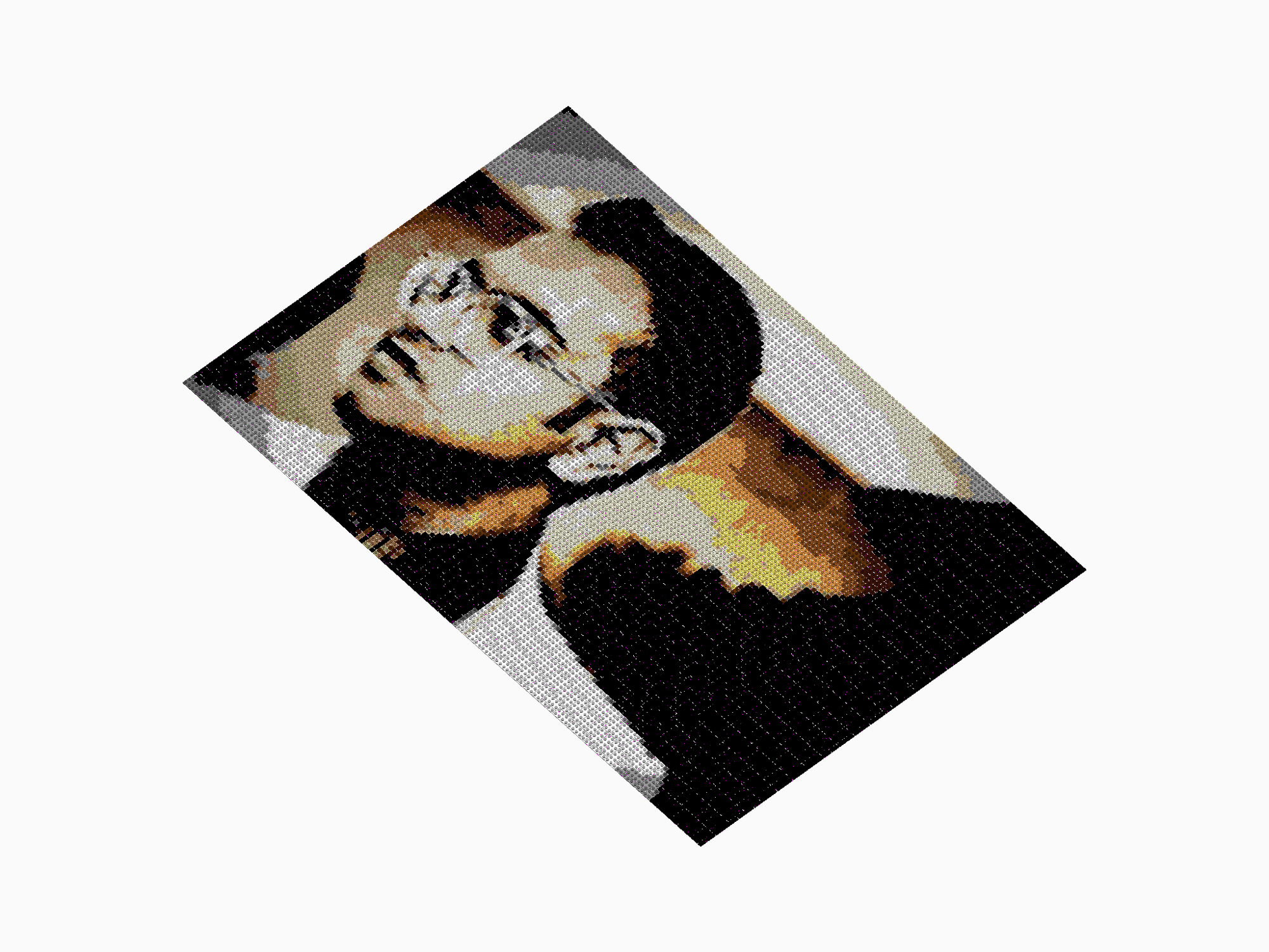 Custom Brick Mosaic