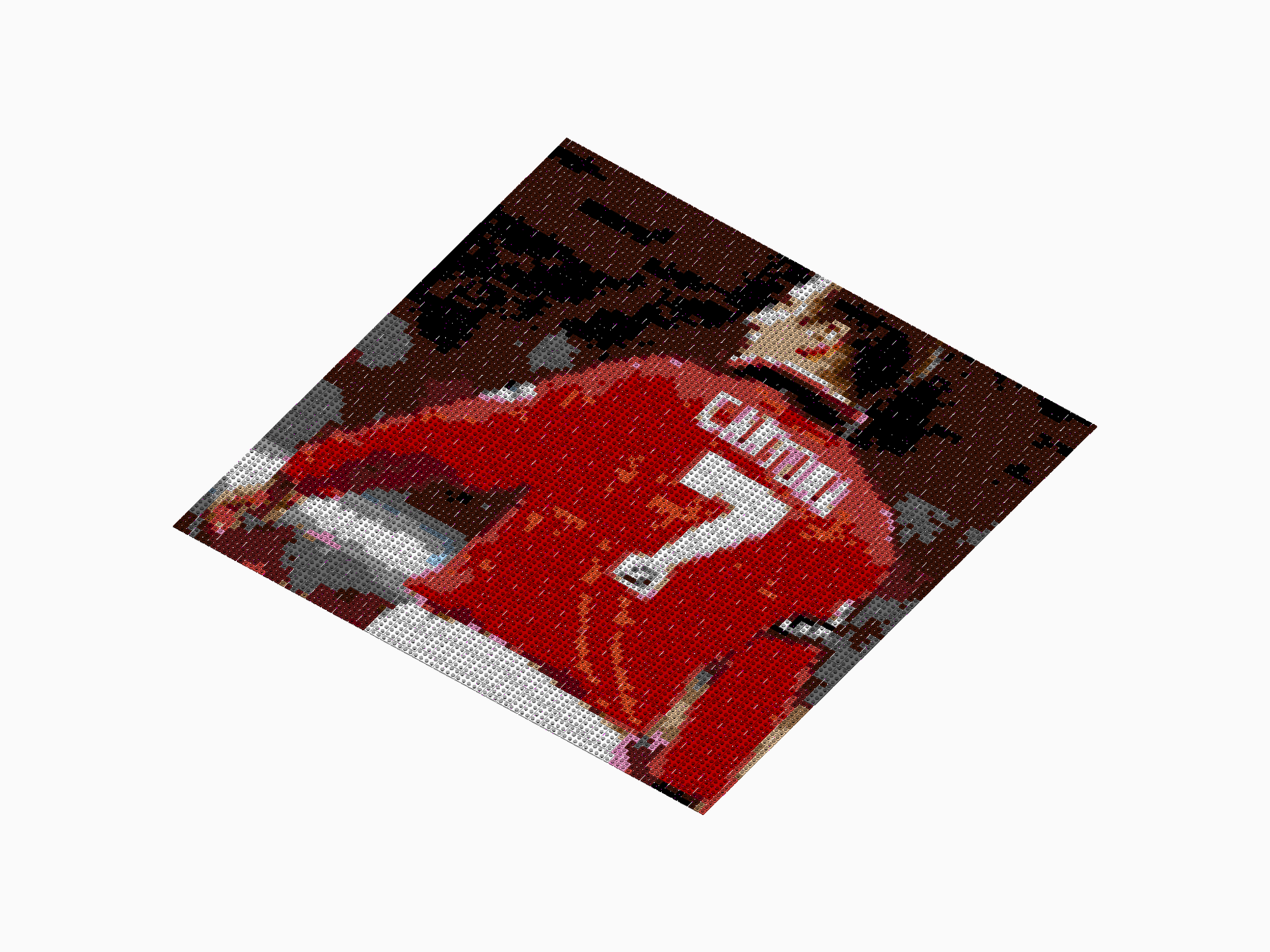 Custom Brick Mosaic
