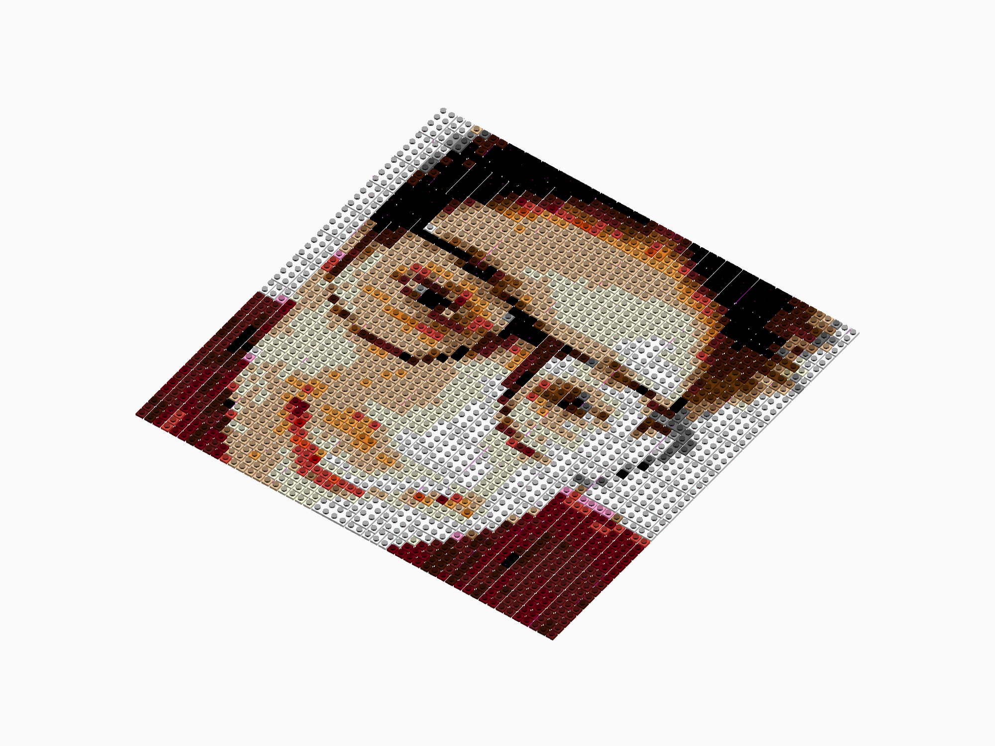 Custom Brick Mosaic