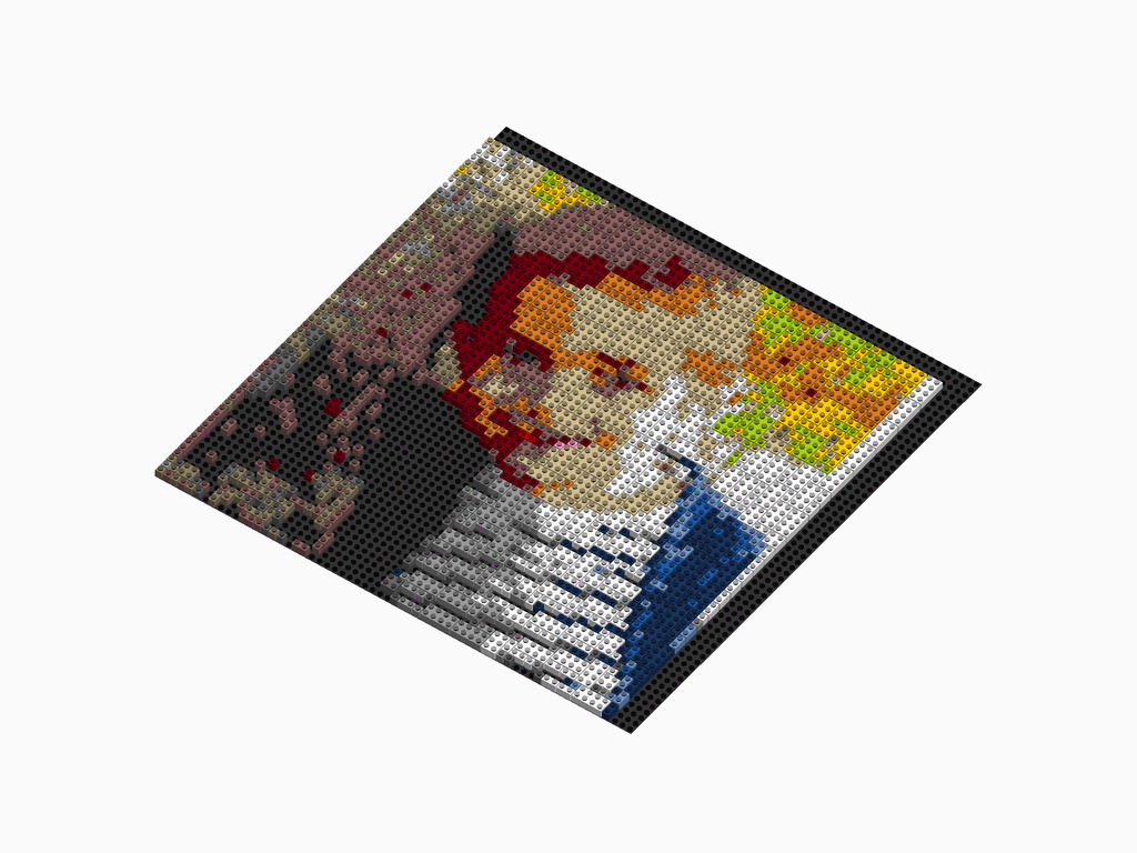 Custom Brick Mosaic