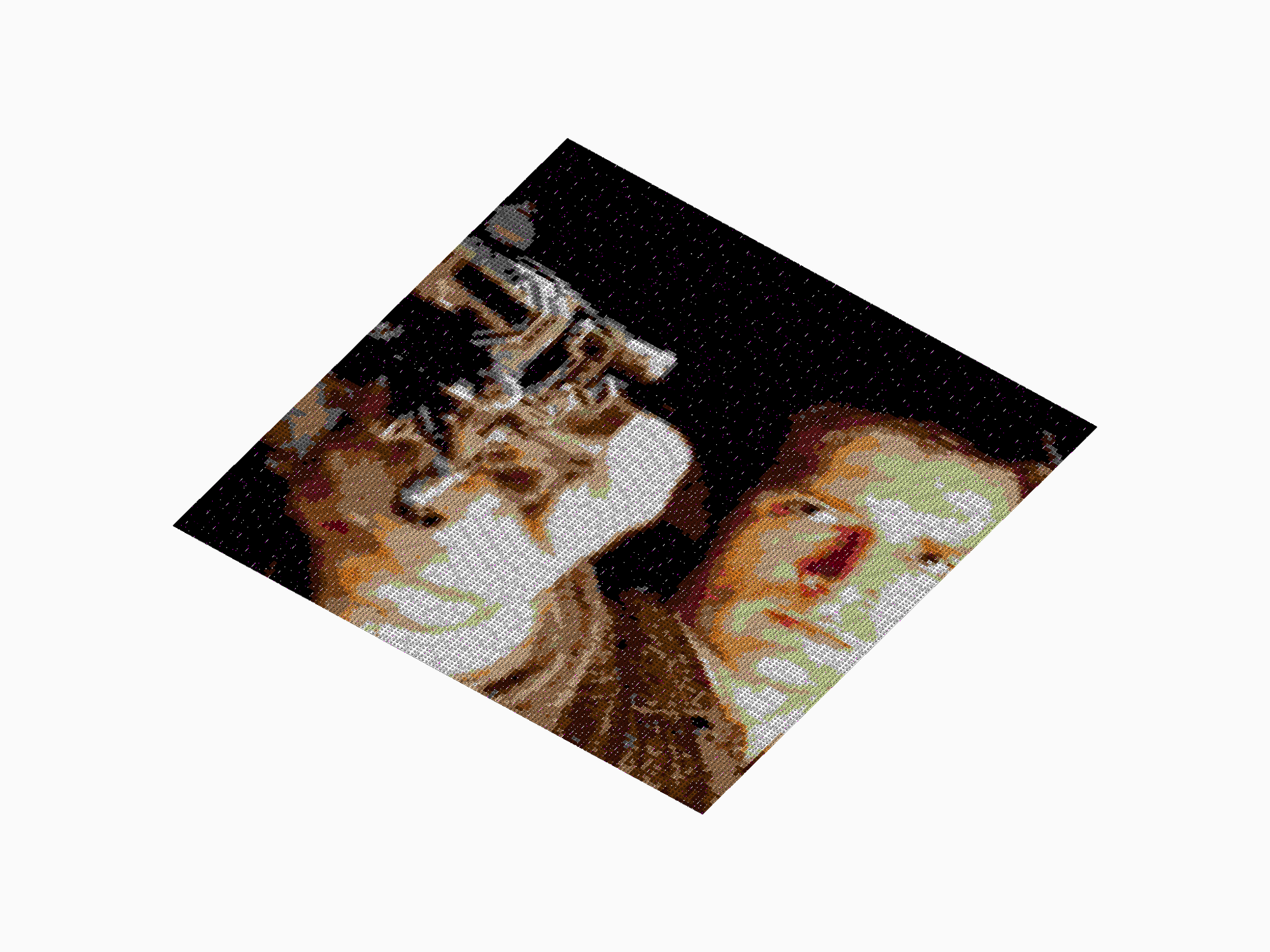 Custom Brick Mosaic