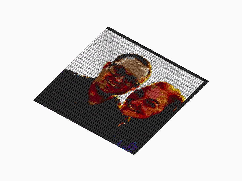 Custom Brick Mosaic