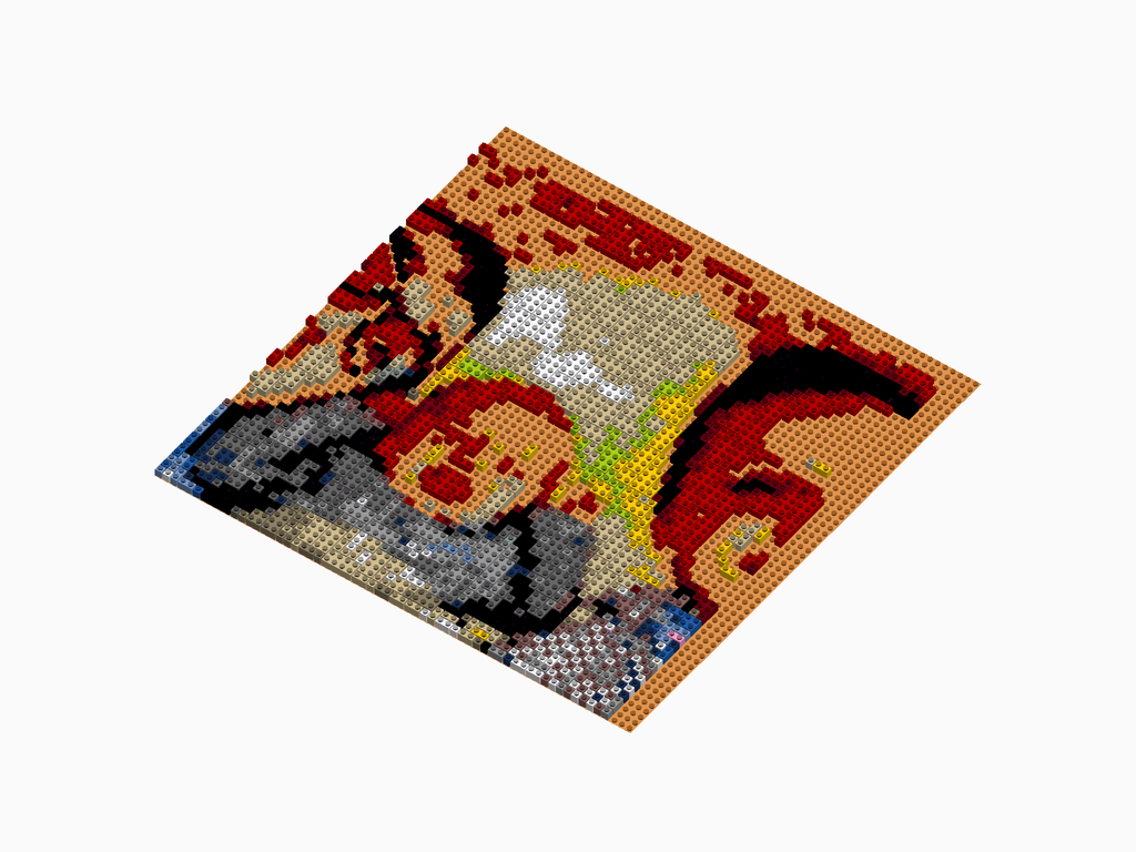 Custom Brick Mosaic