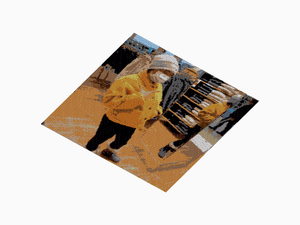 Custom Brick Mosaic