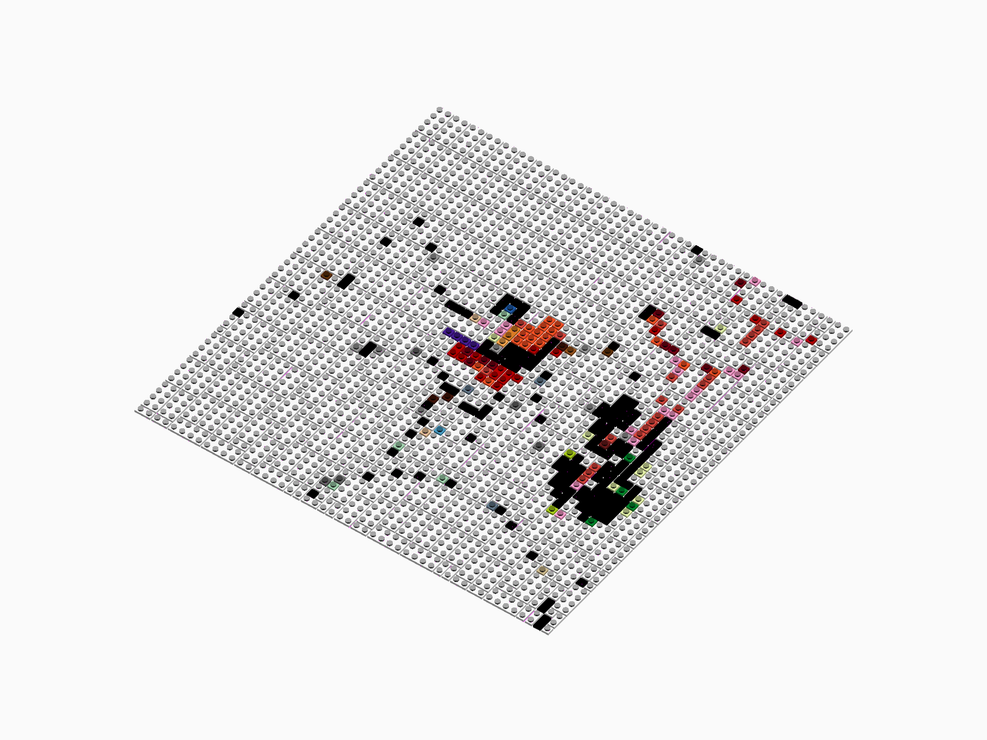 Custom Brick Mosaic