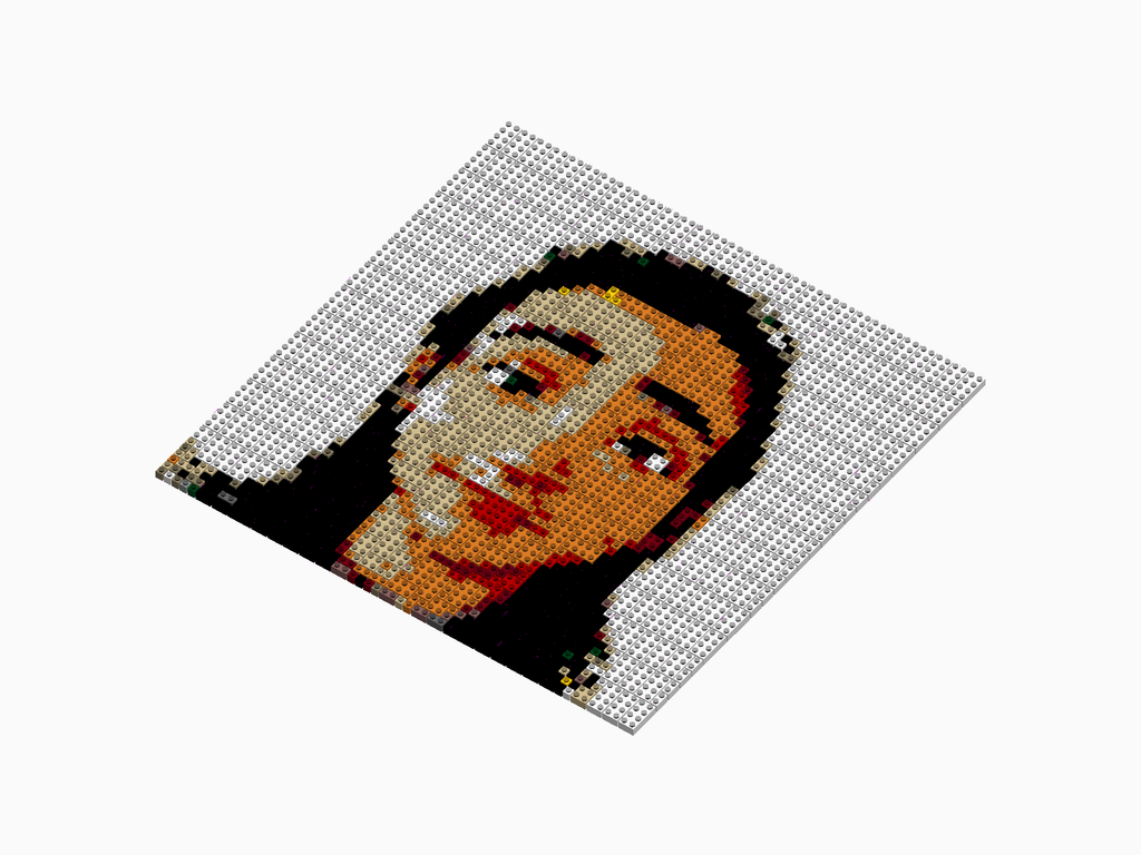 Custom Brick Mosaic