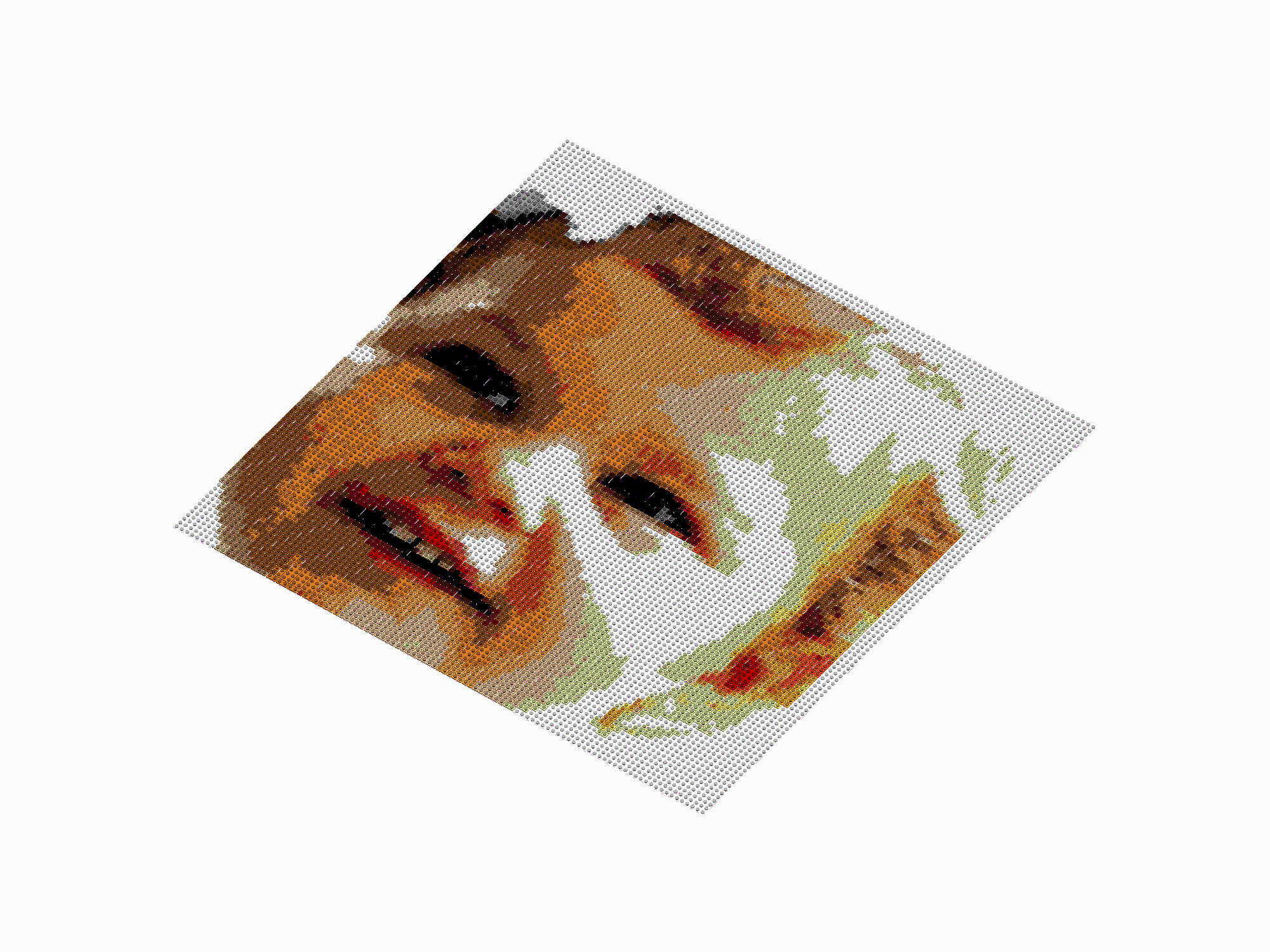 Custom Brick Mosaic