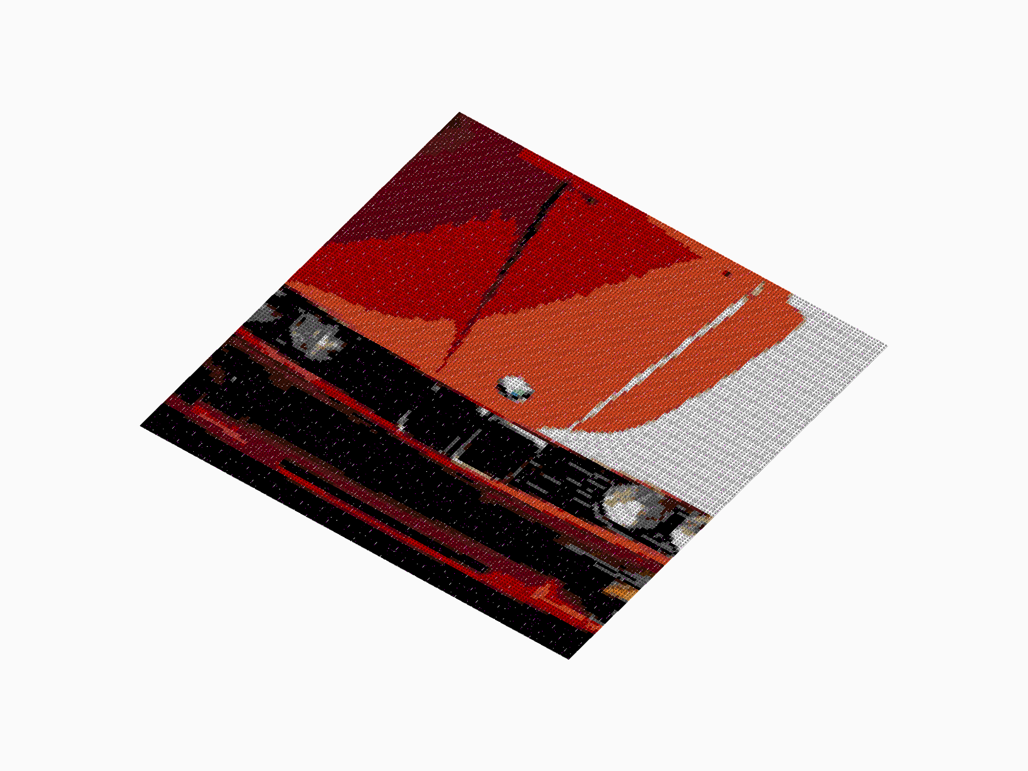 Custom Brick Mosaic