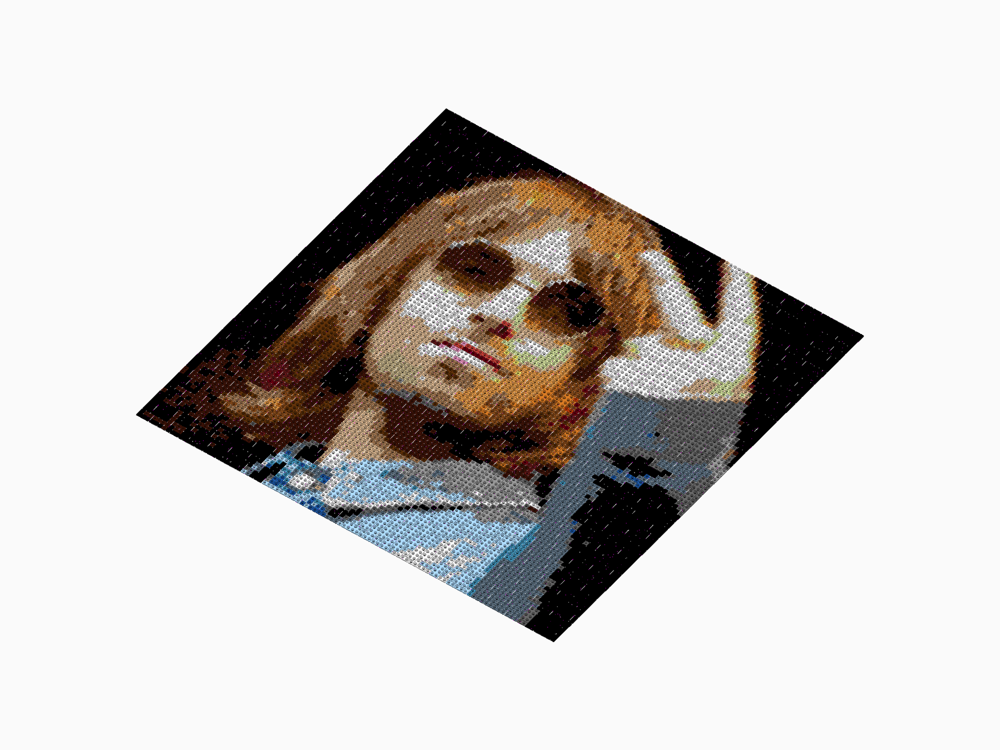 Custom Brick Mosaic