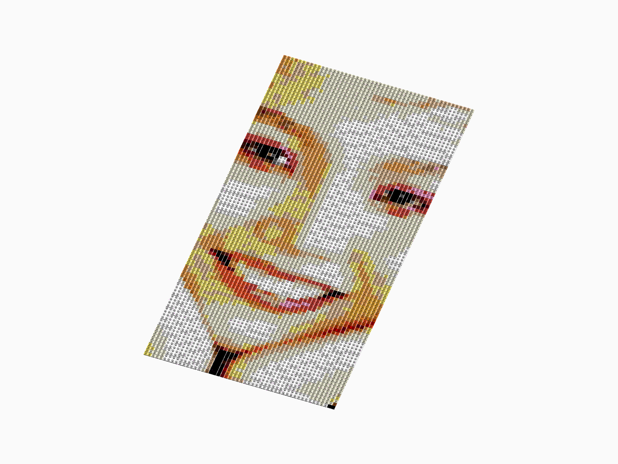 Custom Brick Mosaic