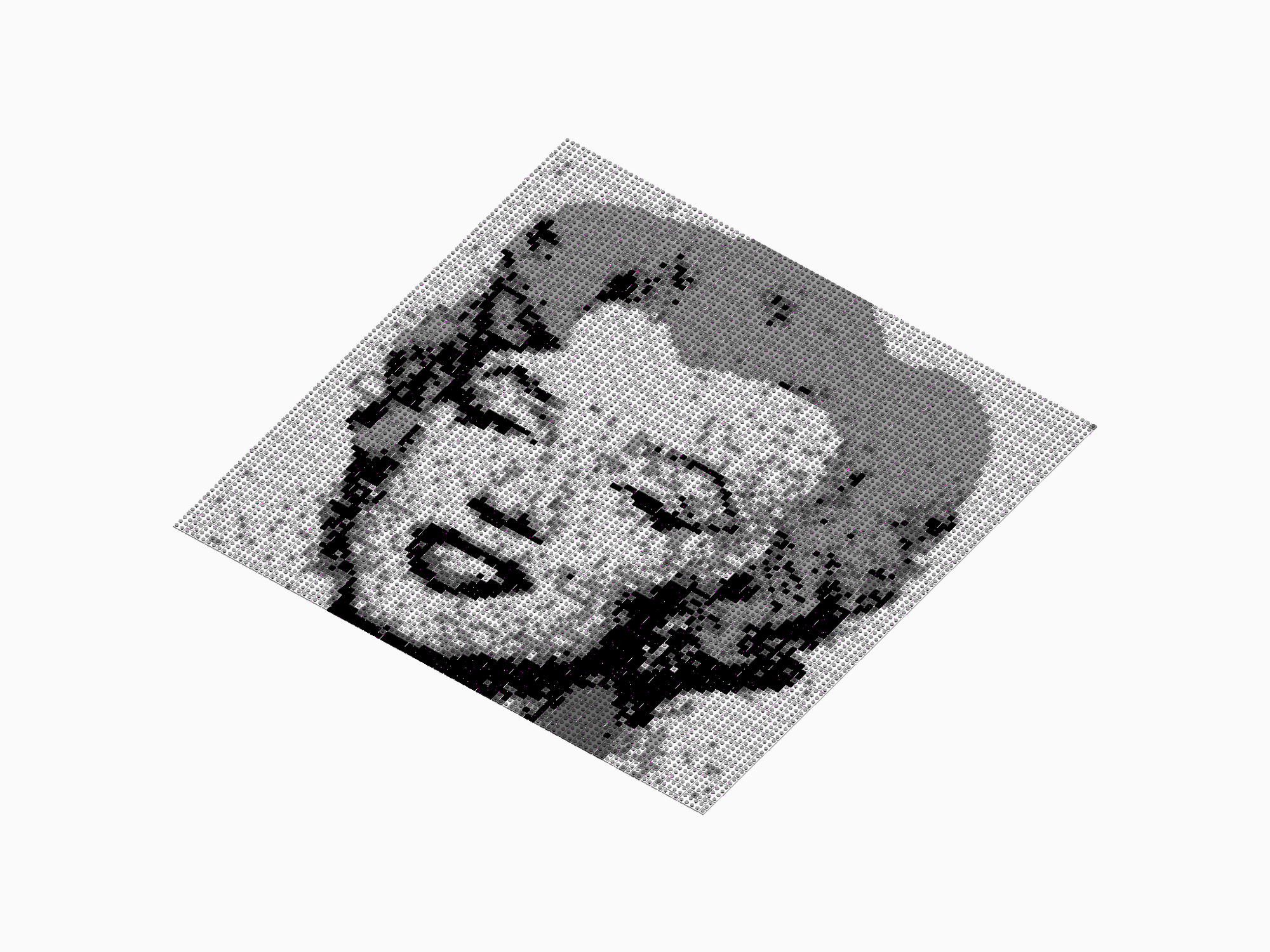 Custom Brick Mosaic