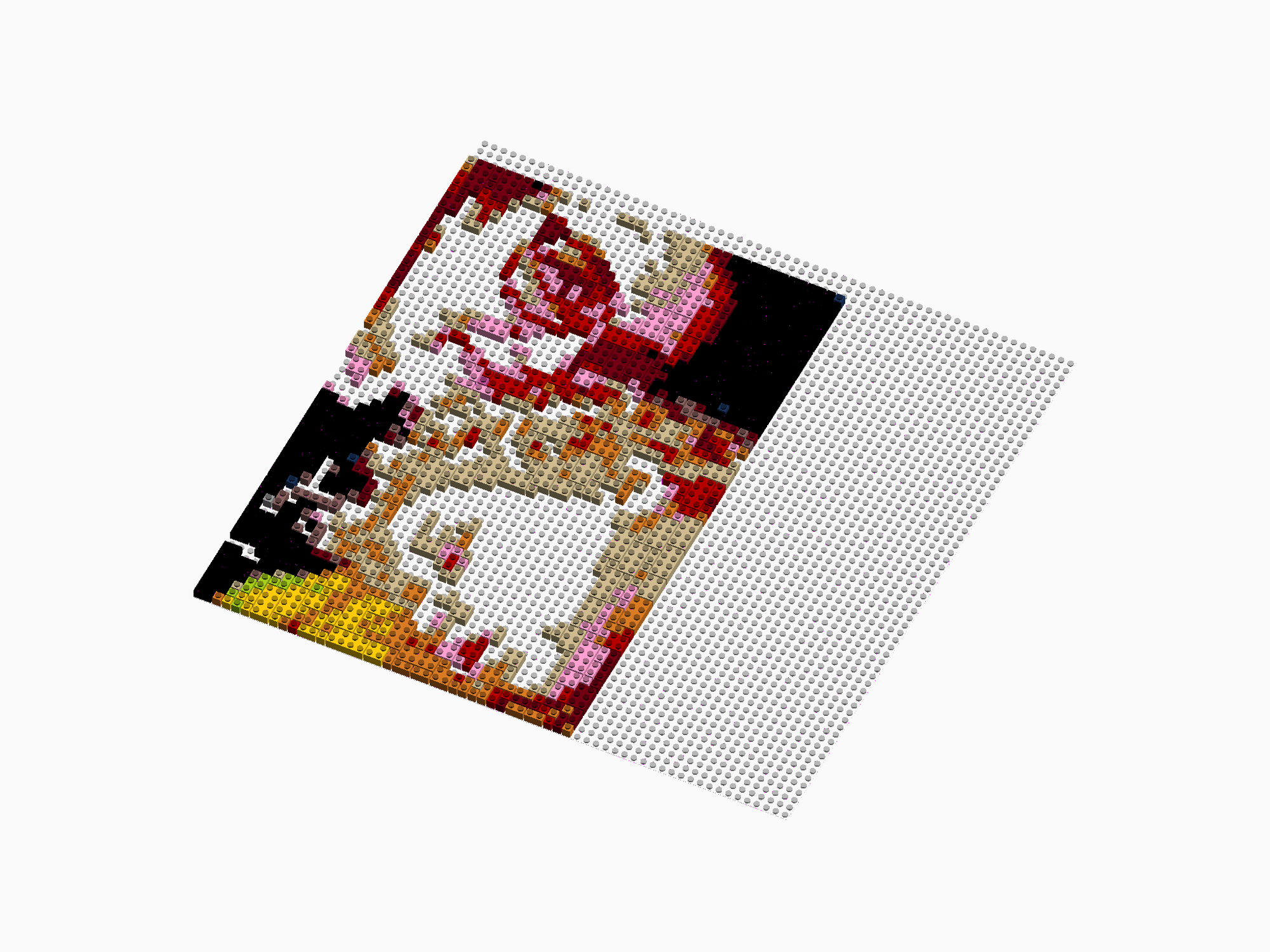 Custom Brick Mosaic
