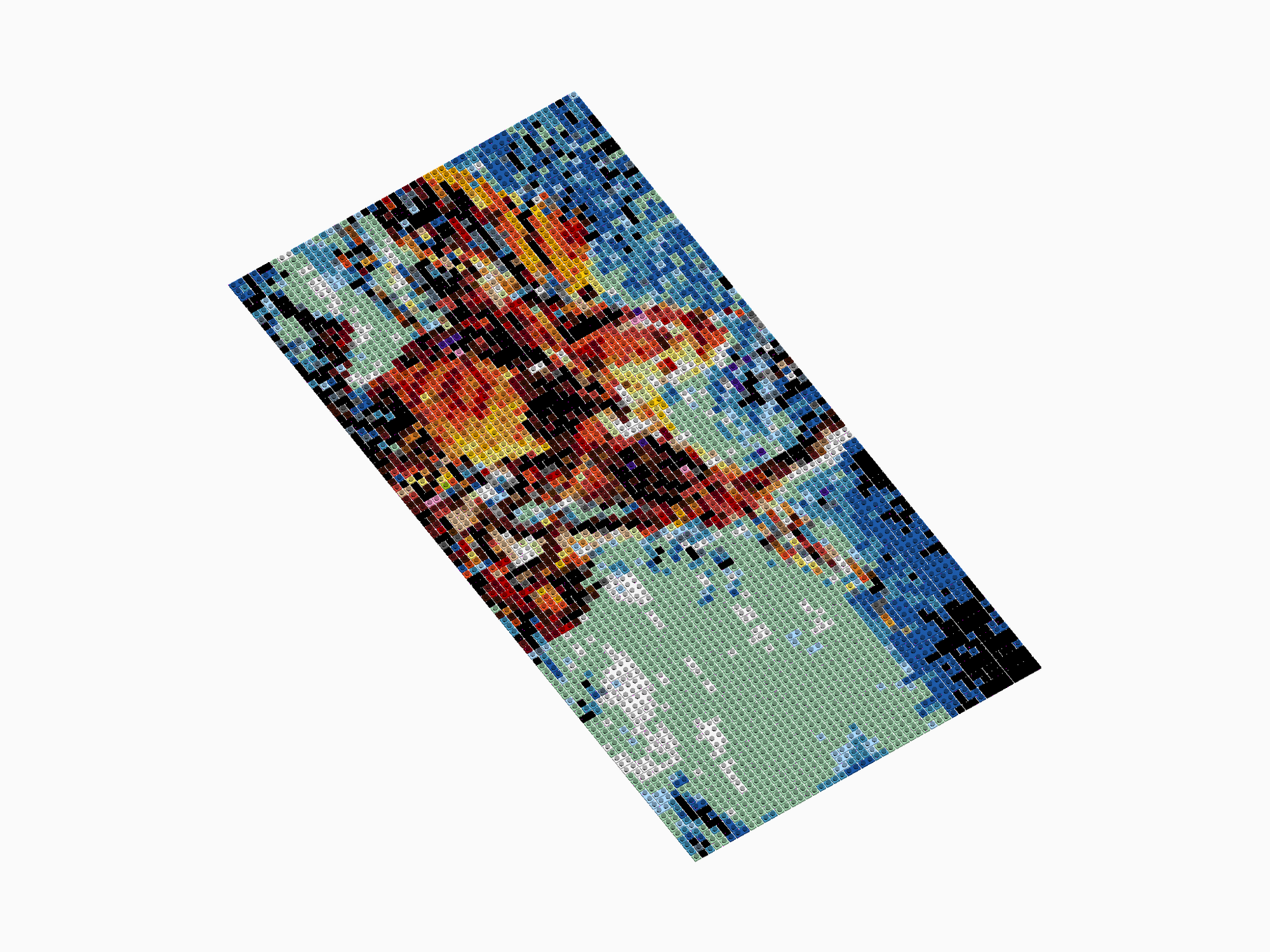 Custom Brick Mosaic