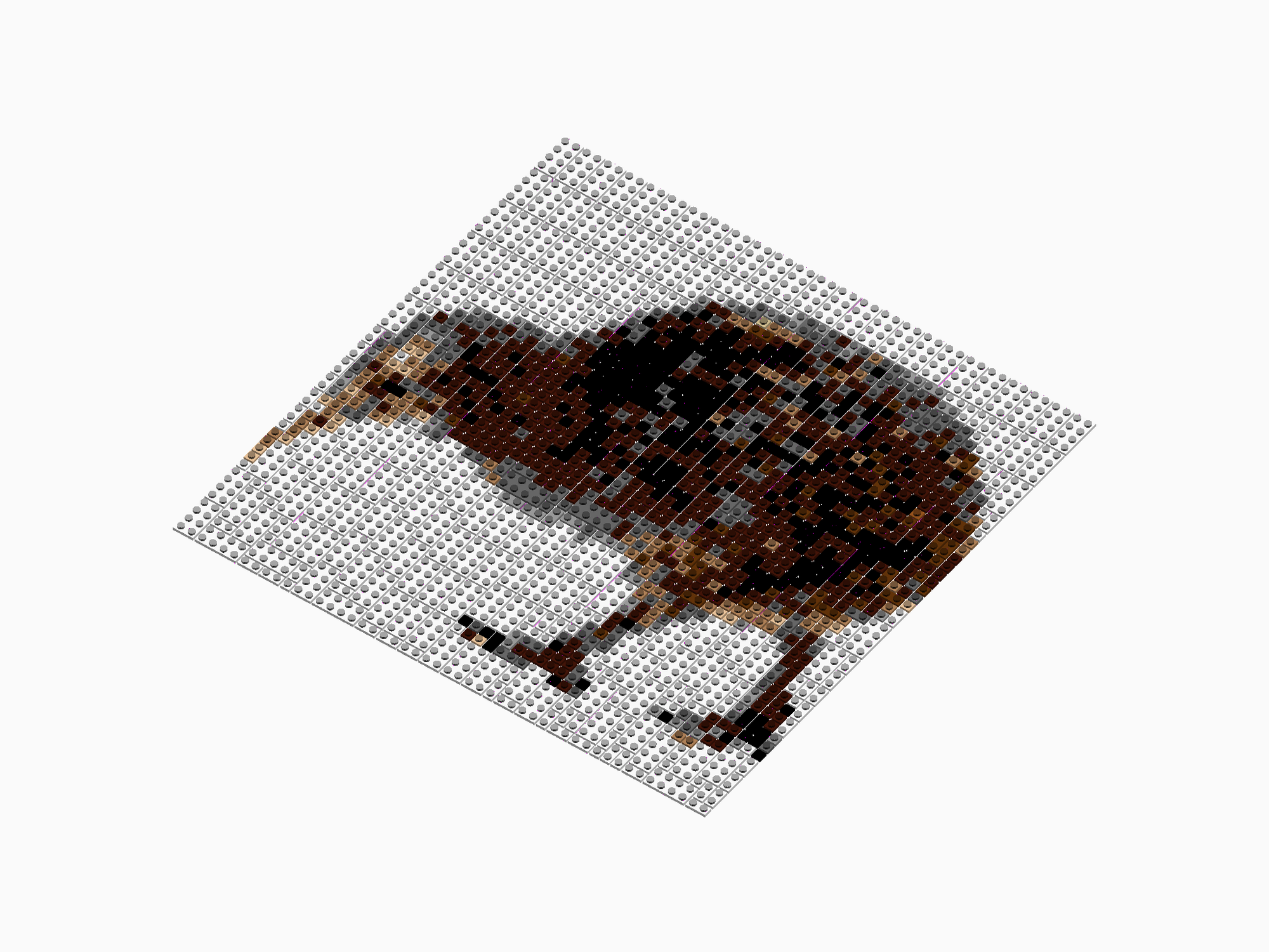 Custom Brick Mosaic