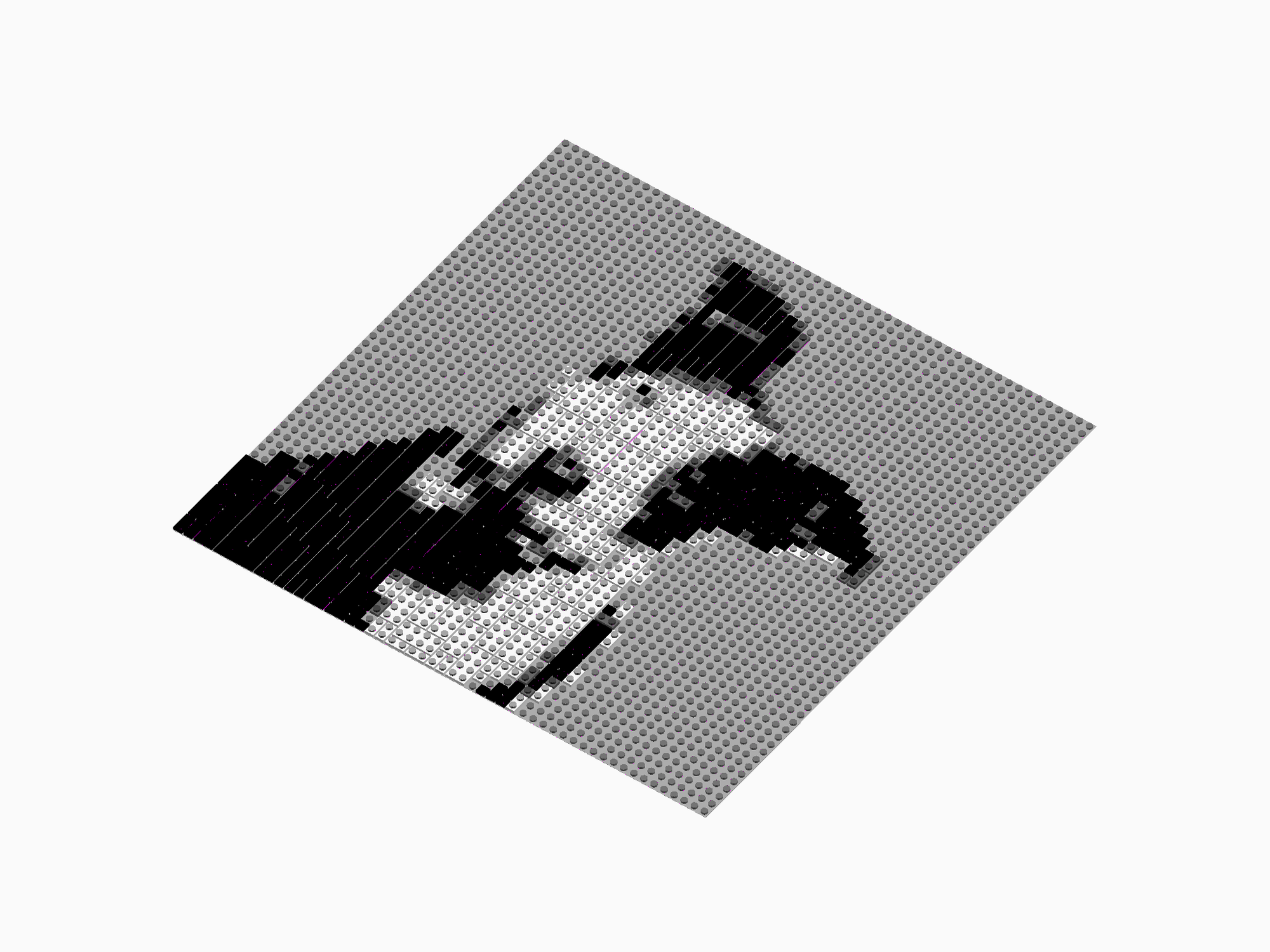 Custom Brick Mosaic