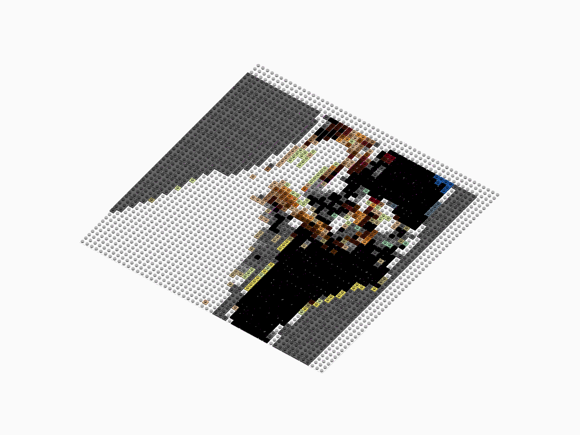 Custom Brick Mosaic