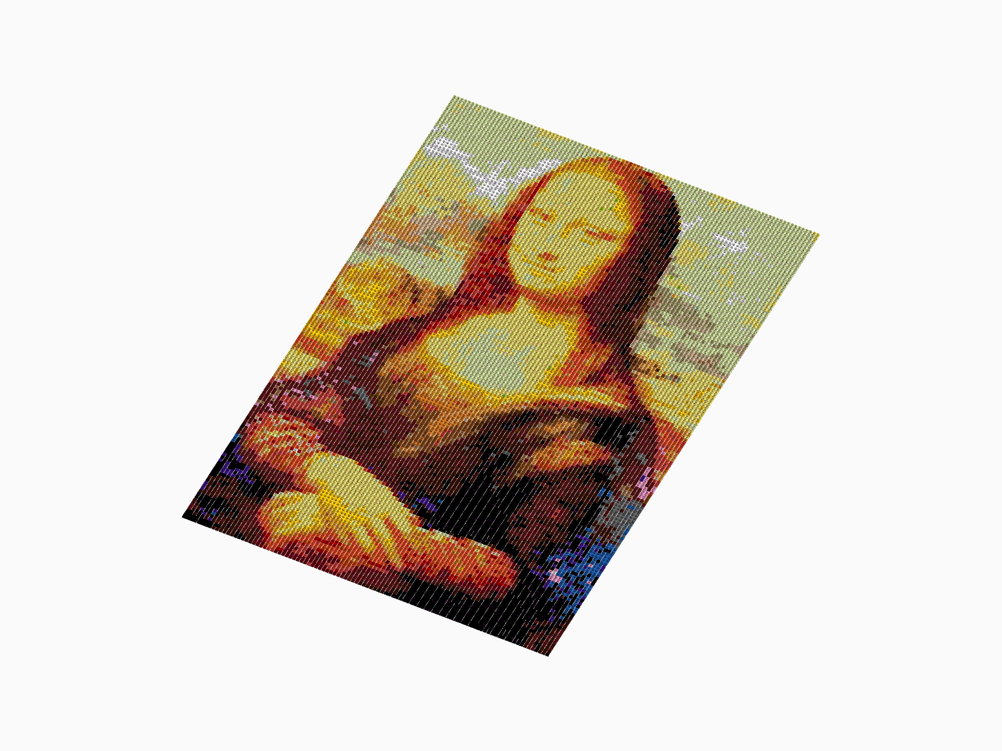 Custom Brick Mosaic