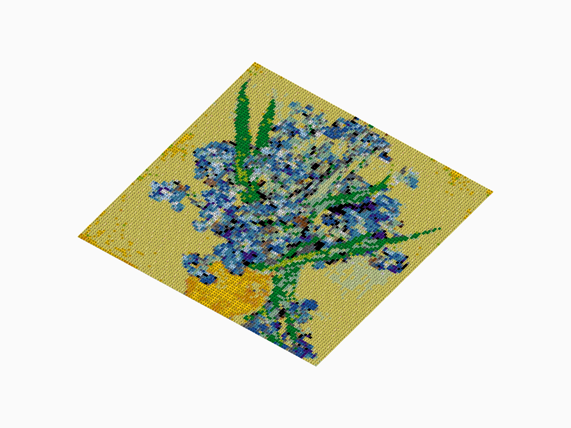 Custom Brick Mosaic