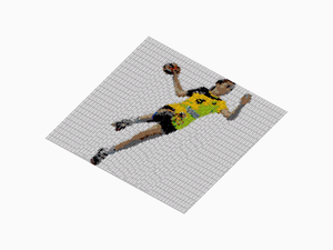 Custom Brick Mosaic