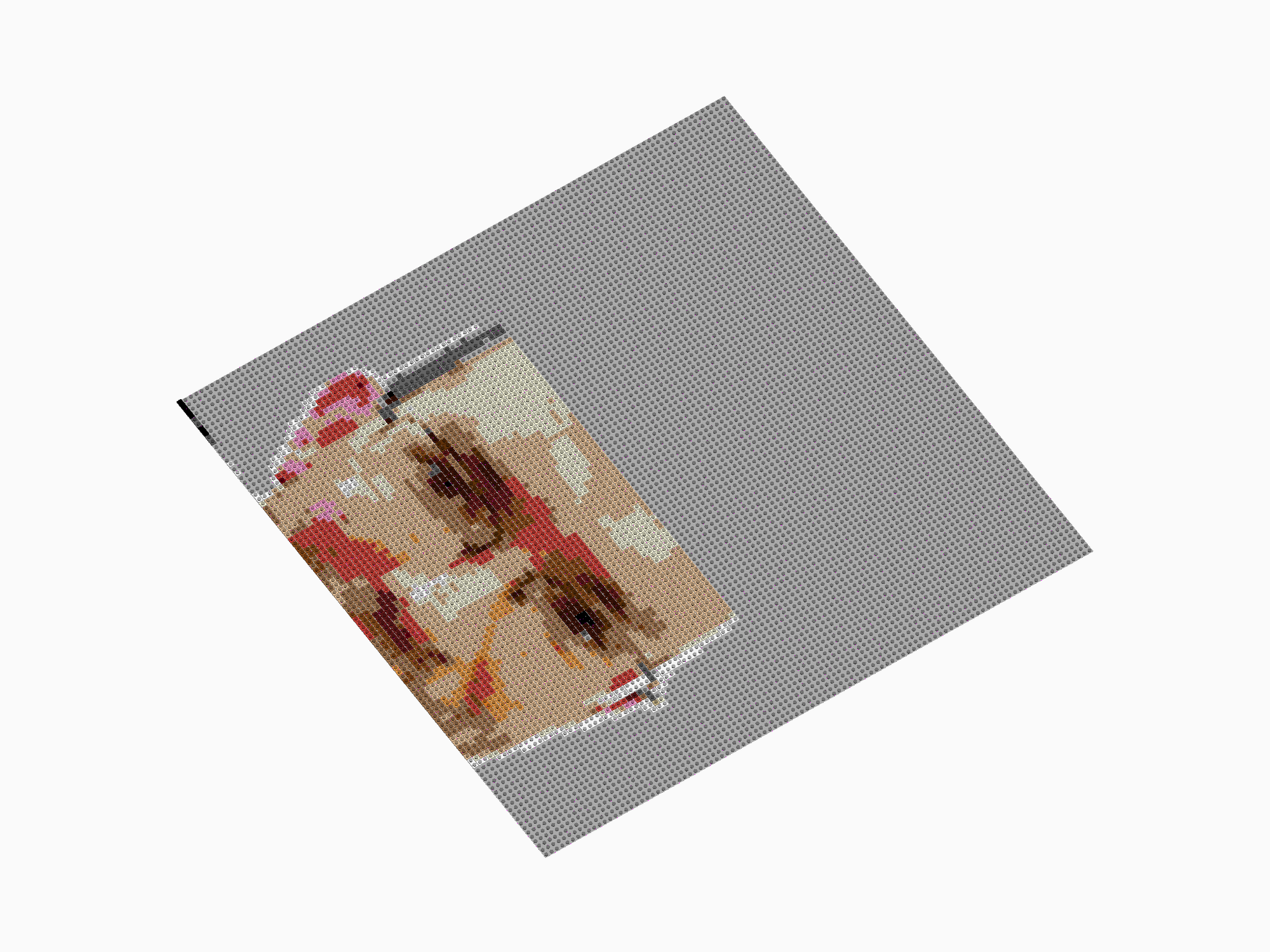 Custom Brick Mosaic